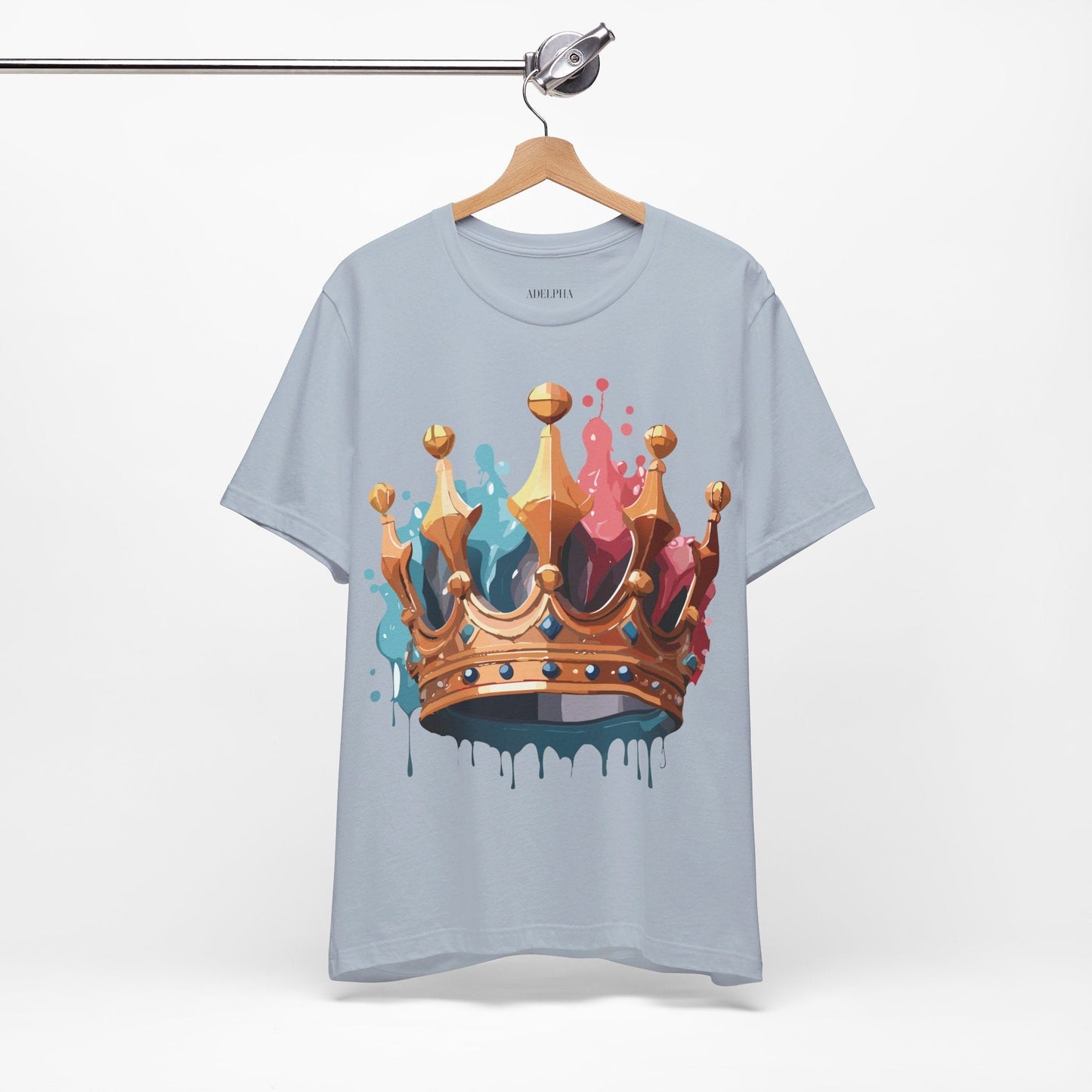 Adelpha Crown Graphic Tee Unisex Vintage Inspired Art Design Short Sleeve Premium Quality