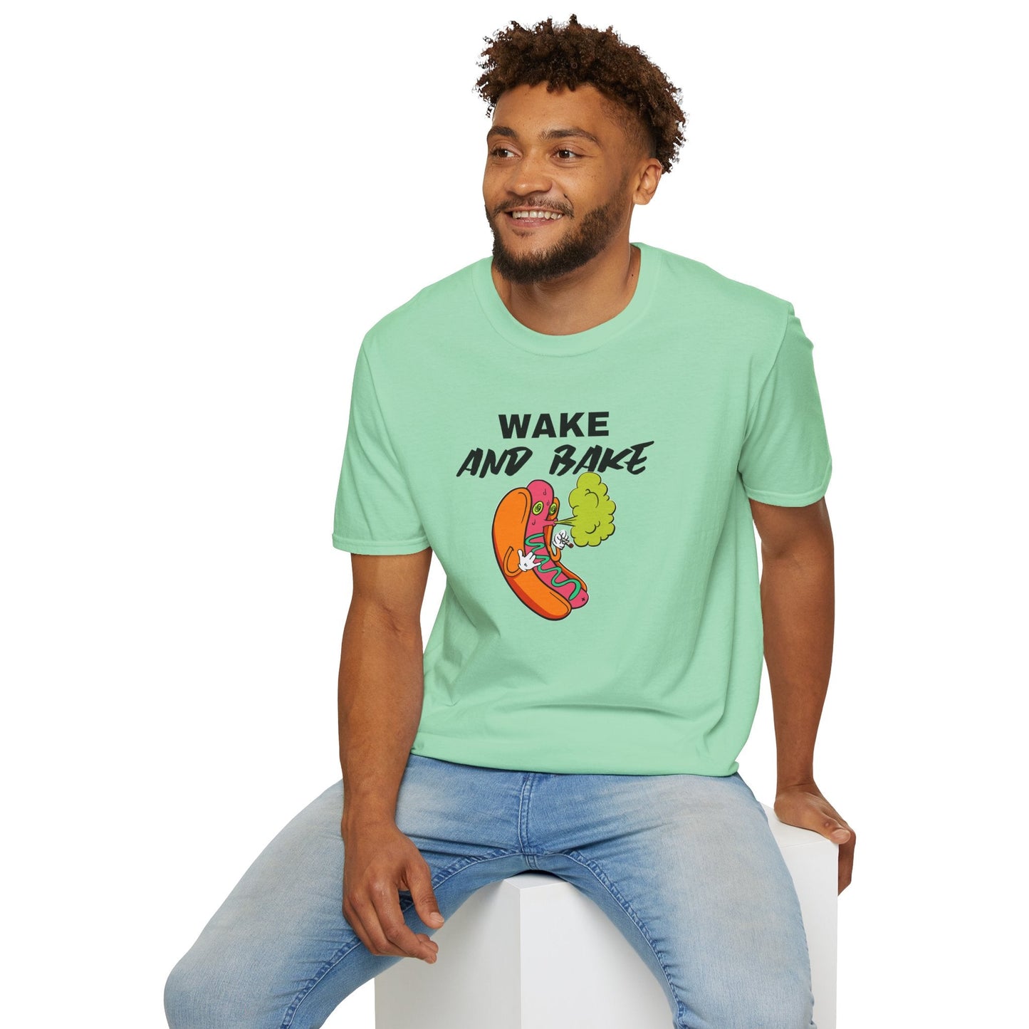 Funny Food T Shirts Unisex Softstyle Tee With Art Design Gildan 64000 100 Percent Ring Spun Cotton