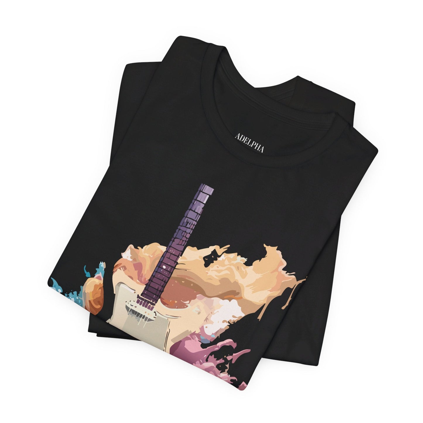Adelpha Music Graphic T Shirt Unisex Jersey Short Sleeve Vintage Inspired Artwork Tee