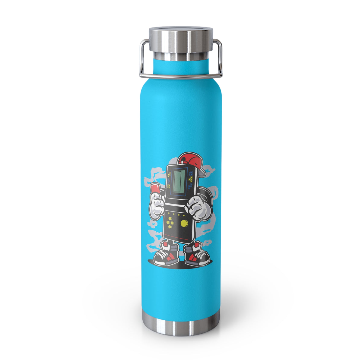 22oz Copper Insulated Water Bottle with Cartoon Design - CV8