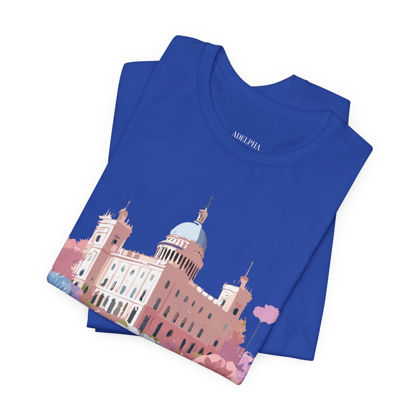 Madrid Tourist Shirt Graphic Tee Unisex Vintage Inspired Artwork By Adelpha Premium Streetwear