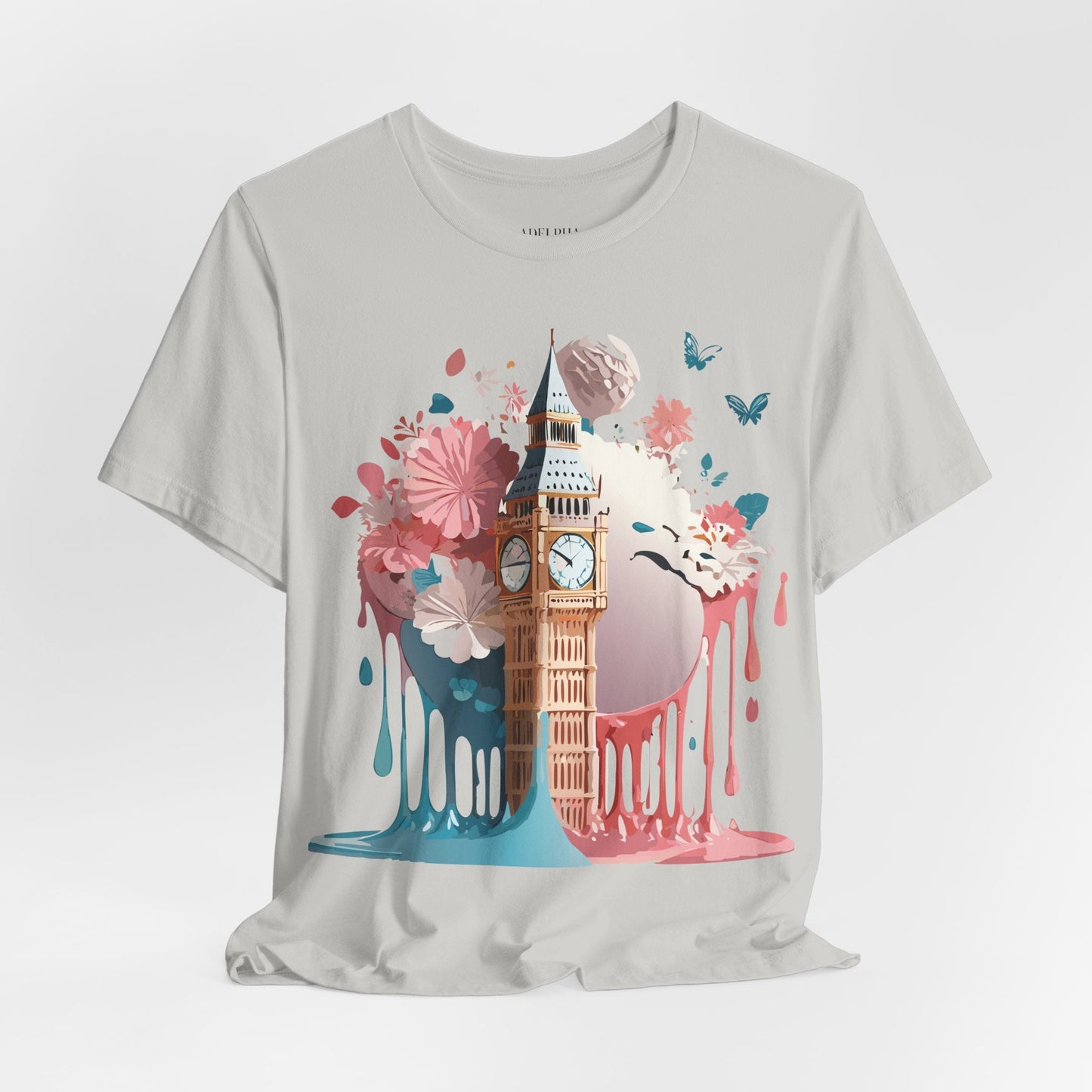 London Tourist Shirt Graphic Tee Unisex Vintage Inspired Artwork By Adelpha Original Collection
