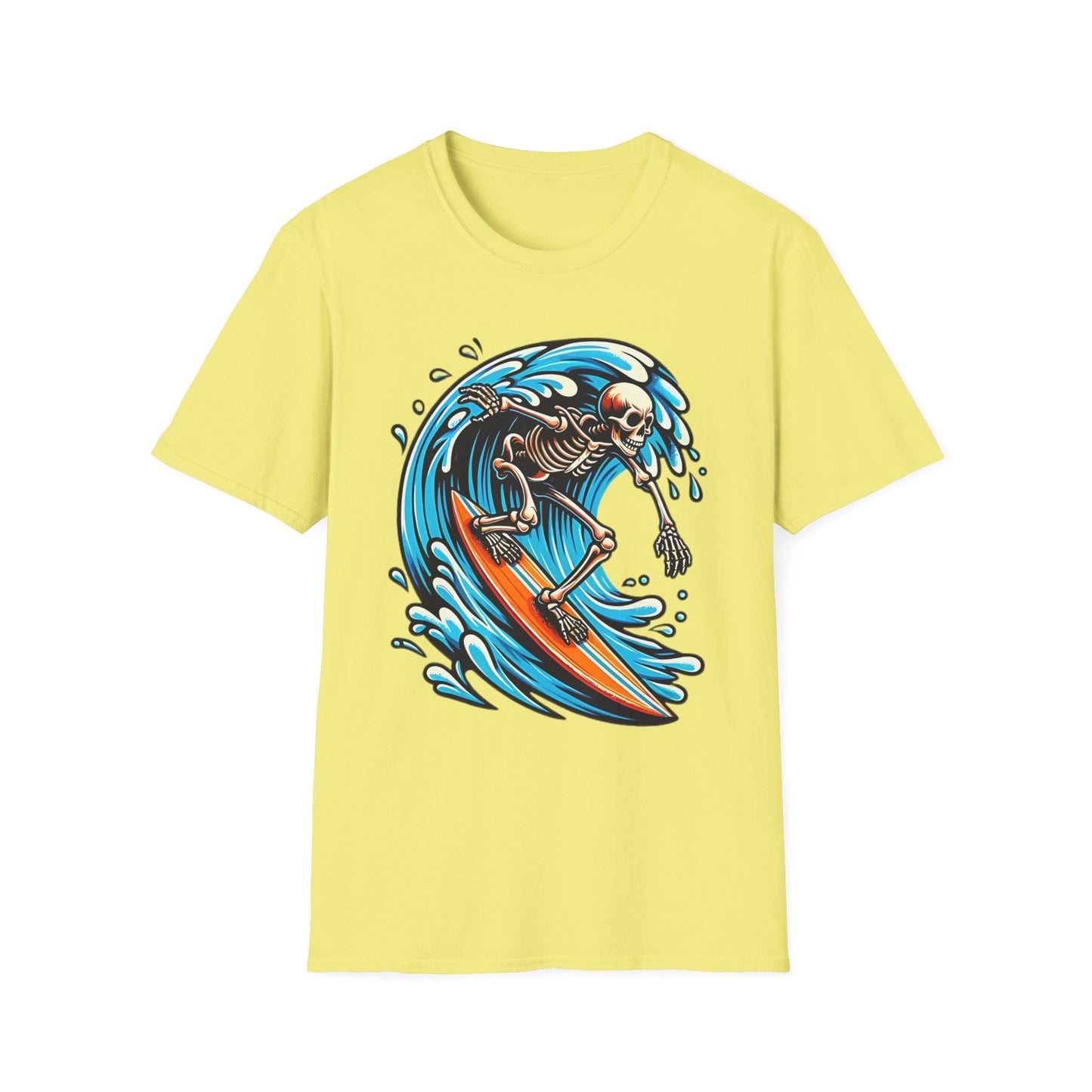 Skull Graphic Unisex Cotton T-shirt with Skeleton Artwork Design 10
