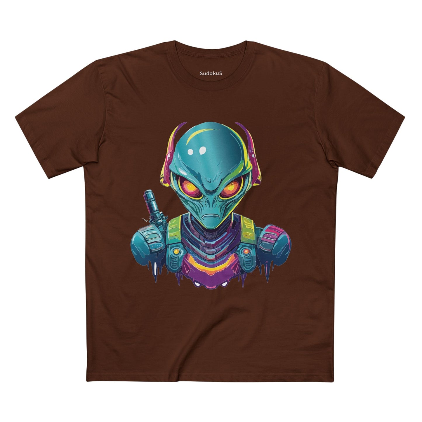 Aliens Graphic Unisex 100 Cotton Staple Tee 5
