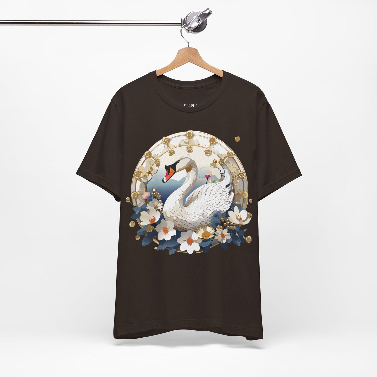 Medallion Graphic Unisex 100 Cotton Vintage Animal Medal Artwork Tee 44