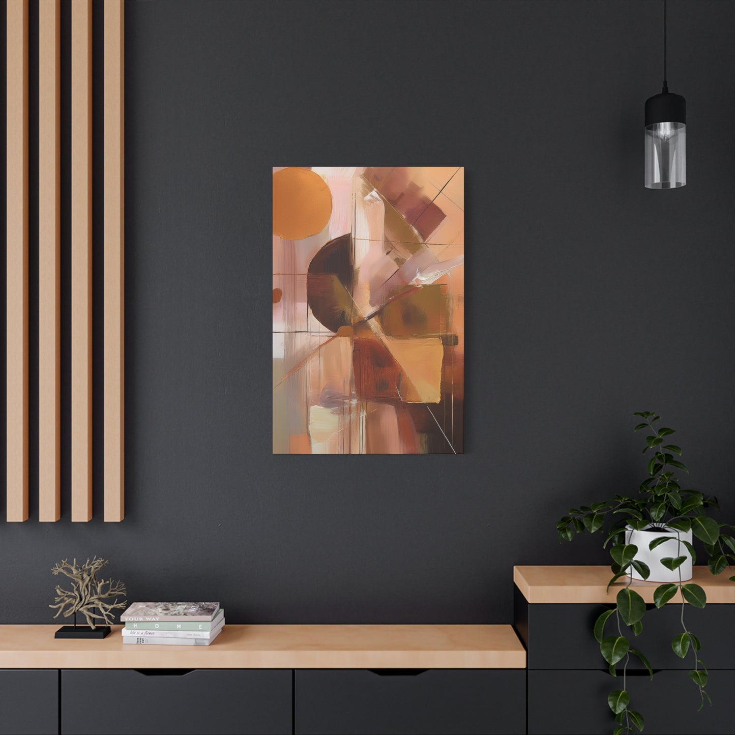 Abstract Geometric Painting Print Canvas 20x24,20x30,24x30 24x32,24x36,30x40 32x48,36x48,40x60 Pine-Wood Inner Frame ABS-50