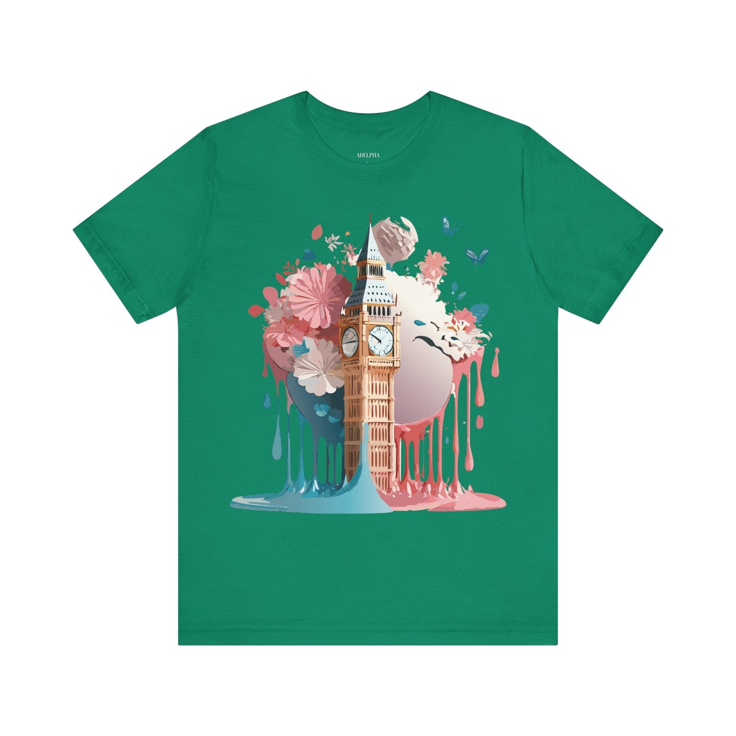 Adelpha London Graphic T Shirt Unisex Short Sleeve Tee For Everyday Style And Travel