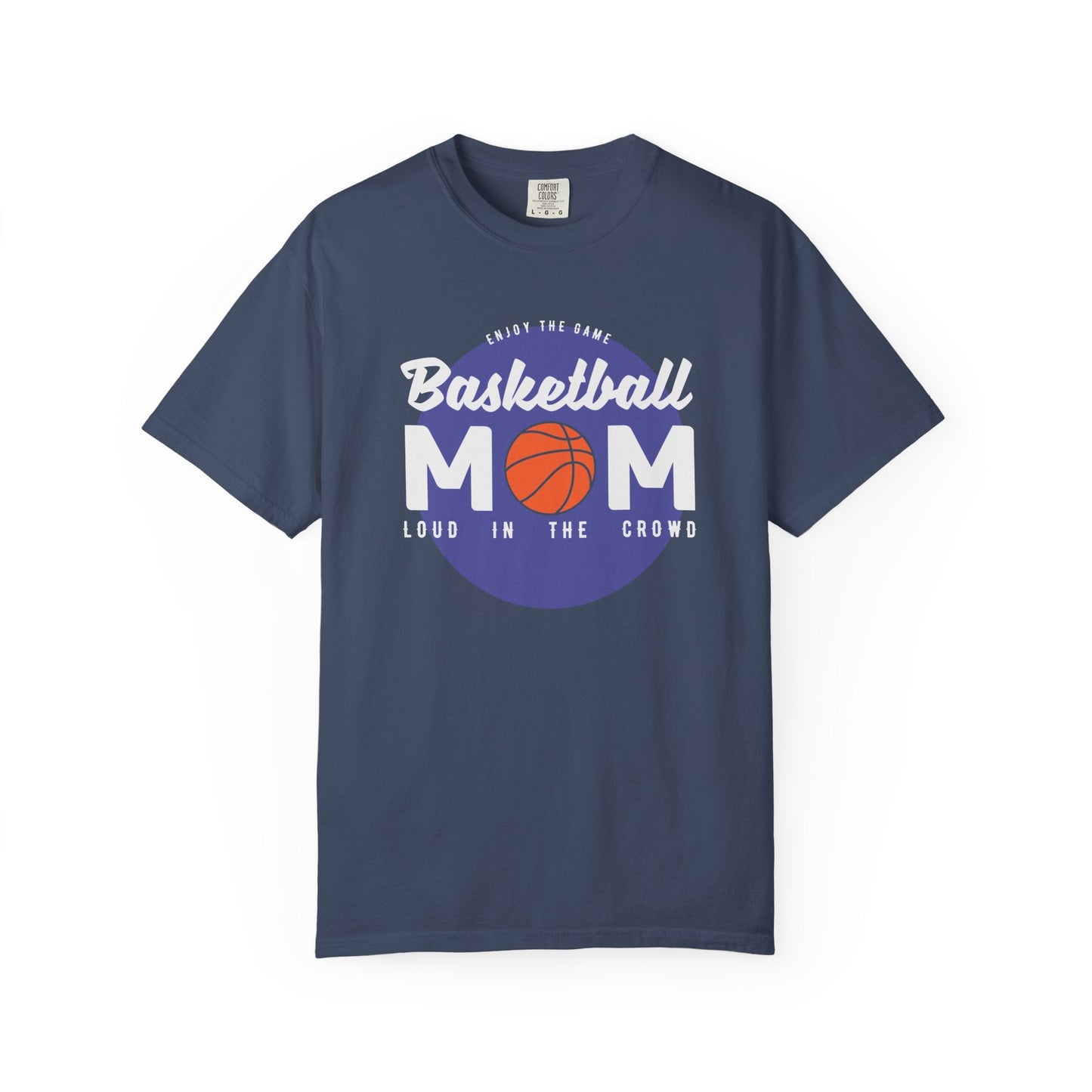Basketball Mom T-shirt Mother's Day Mama Tee Unisex Comfort Colors Garment-Dyed Cotton h31
