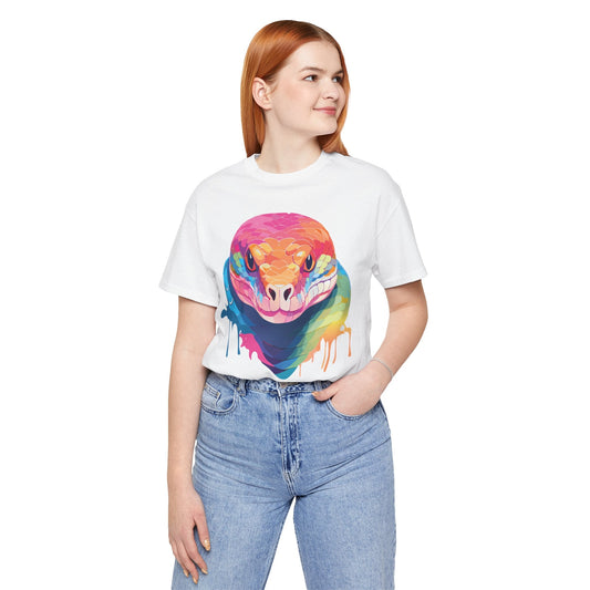 Unisex Animal Shirt With Art Design Wild Animals Graphic Print Casual Short Sleeve Tee