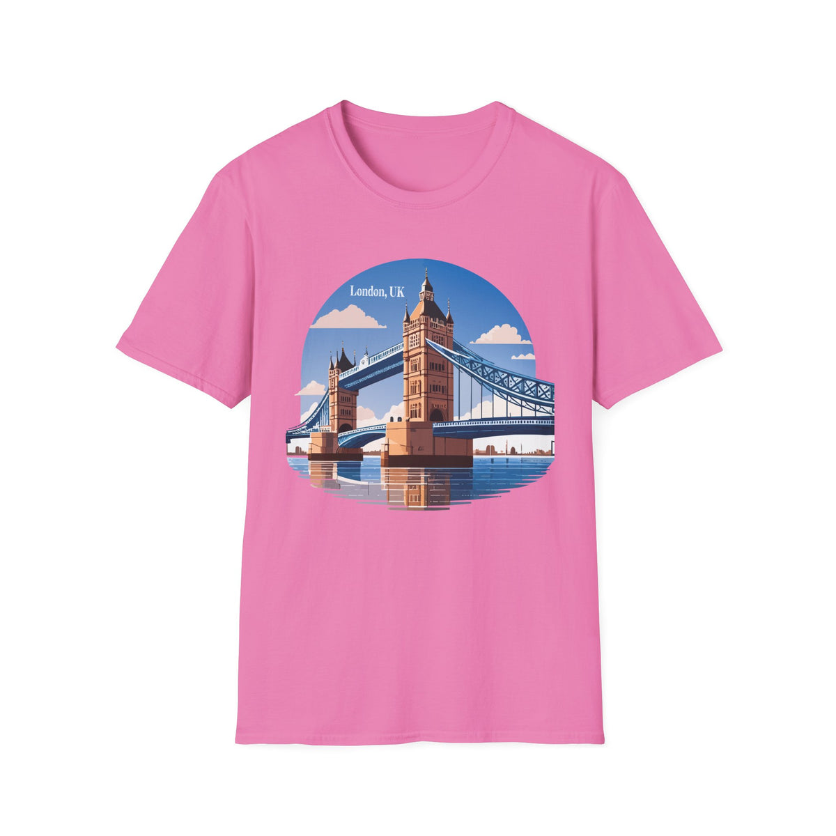 London Tower Bridge Tee | UK Landmark Illustration, Travel Souvenir