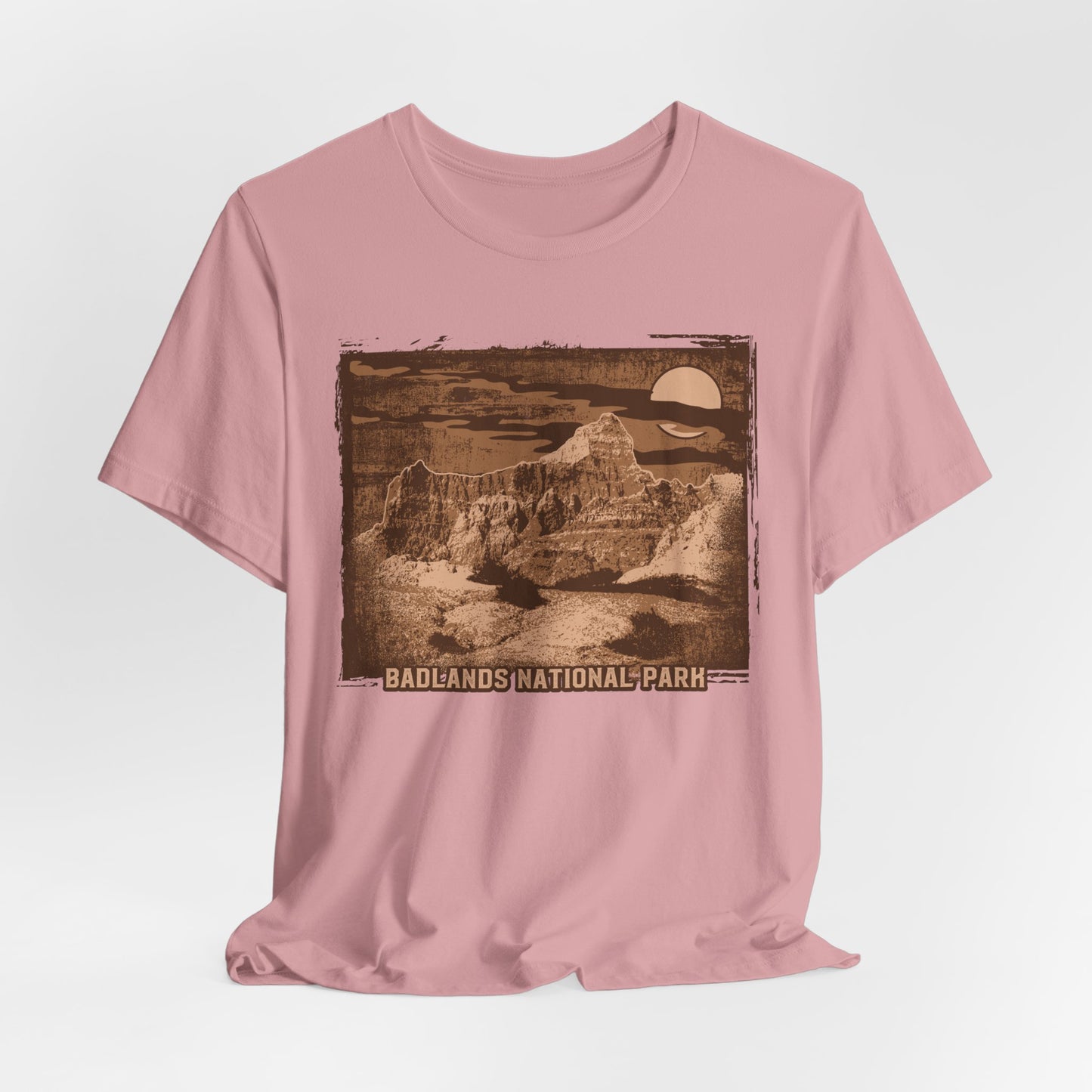 Badlands Retro Poster Graphic Design Tee, Badlands Shirt, Vintage Tees, Art Design T-Shirt, Graphic Tee, Retro Art Shirts