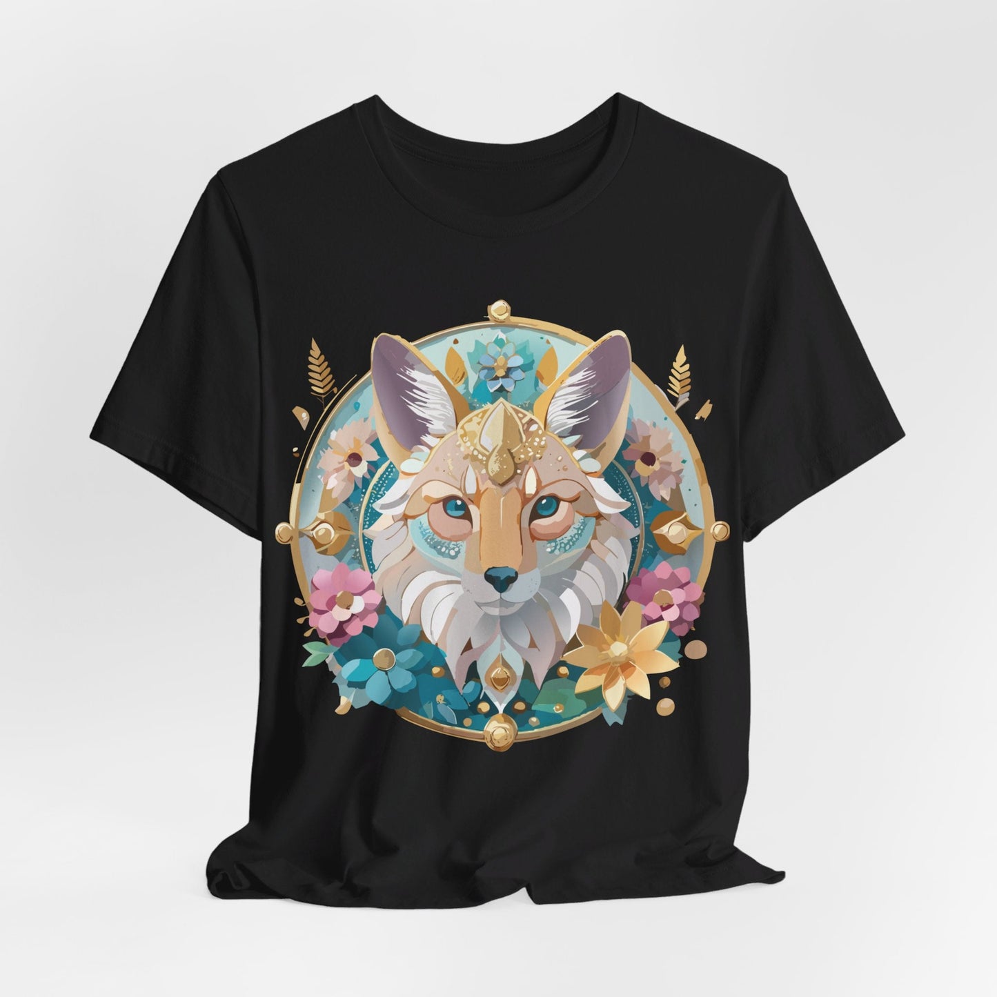 Adelpha Vintage Inspired Graphic Tee Medallion Art Unisex Short Sleeve Shirt Premium