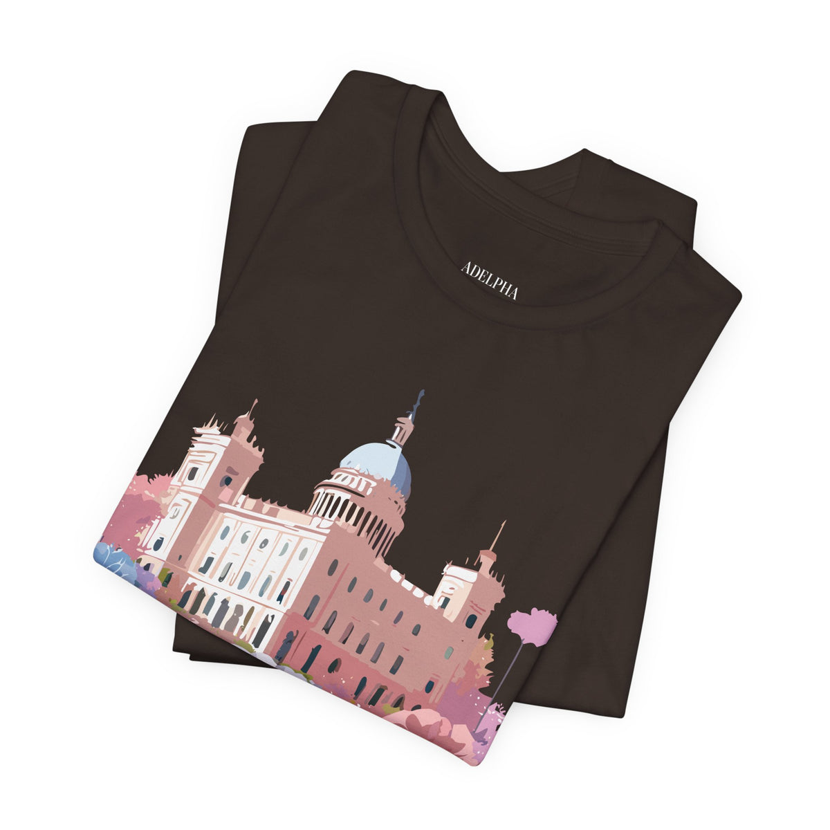 Graphic Unisex Cotton Bella+Canvas Tee Shirt with Madrid