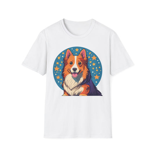 Unisex Dog Shirt Animal Print Tee Gildan Softstyle 64000 Tee