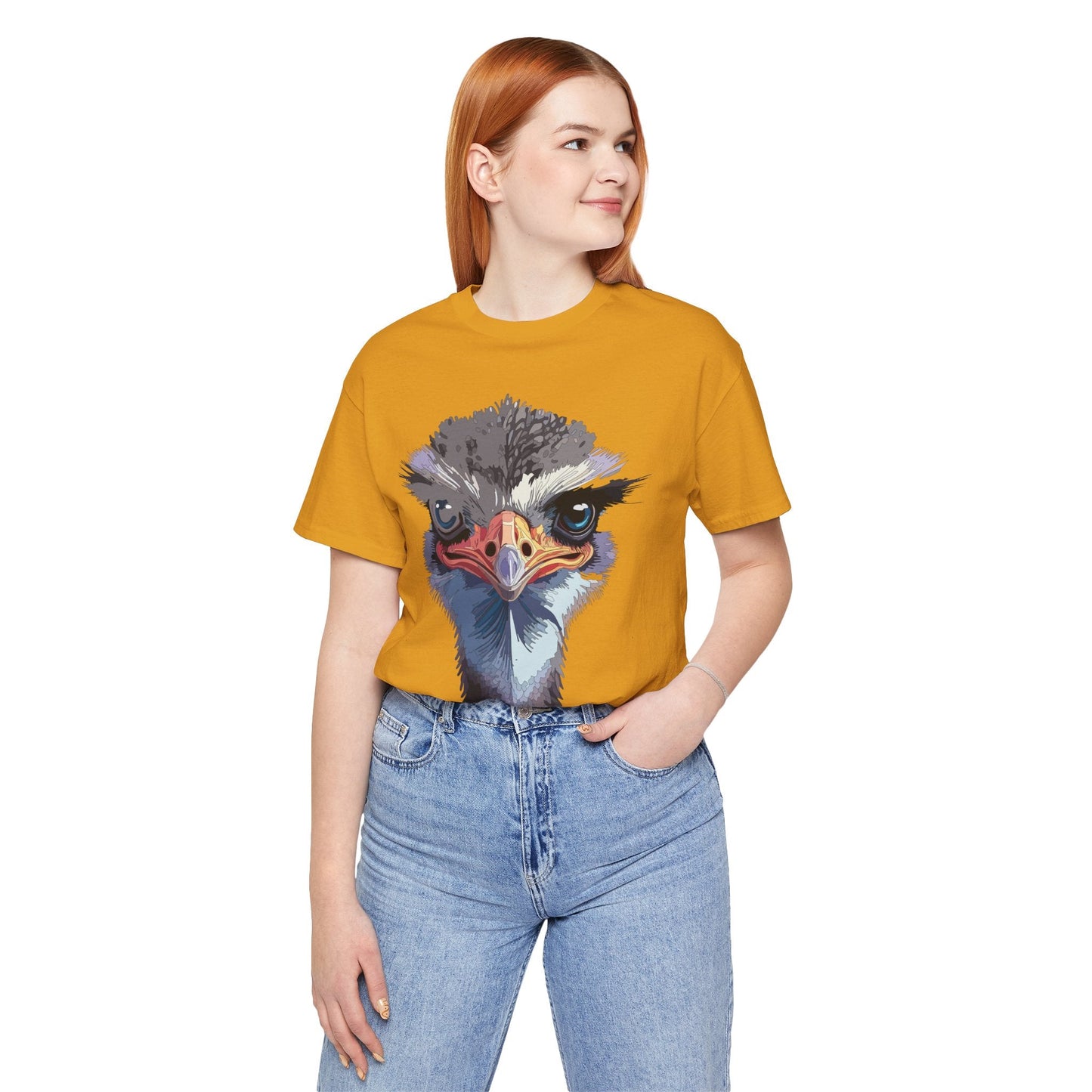 Unisex Animal Tee Shirt With Art Design Wild Animals Shirt Gildan Softstyle 64000