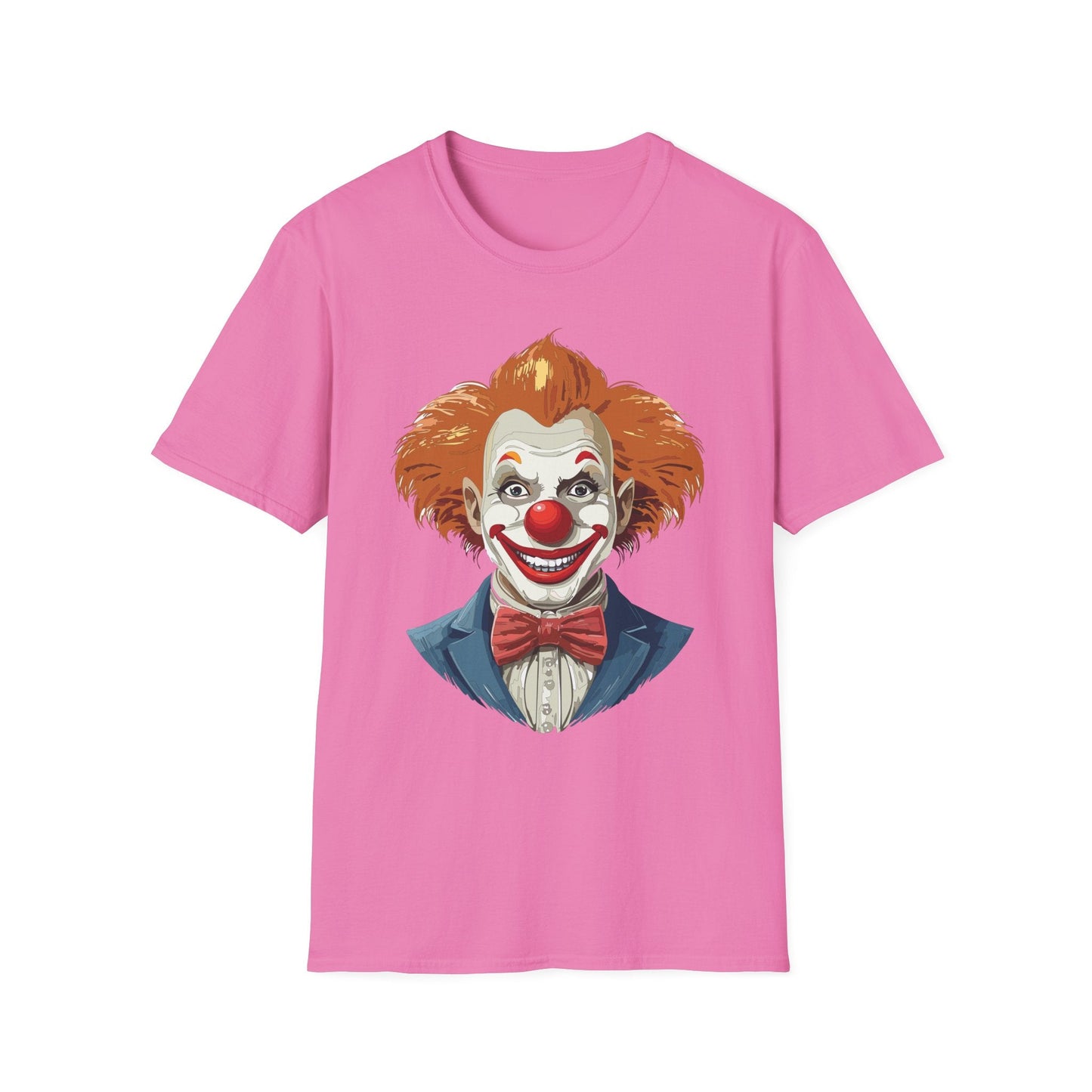 Clown Shirt Unisex Funny Man Circus Tee Softstyle Gildan 64000 Short Sleeve Shirt Premium
