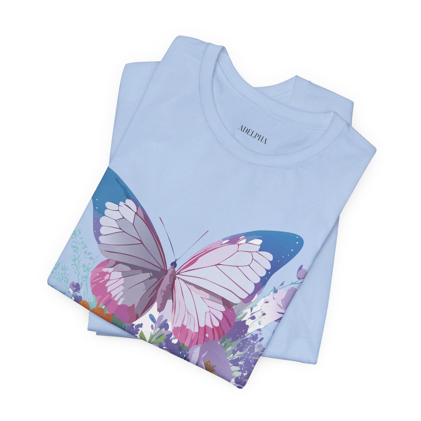 Unisex Butterfly Graphic Tee Adelpha Art Design Vintage Inspired Jersey Tee