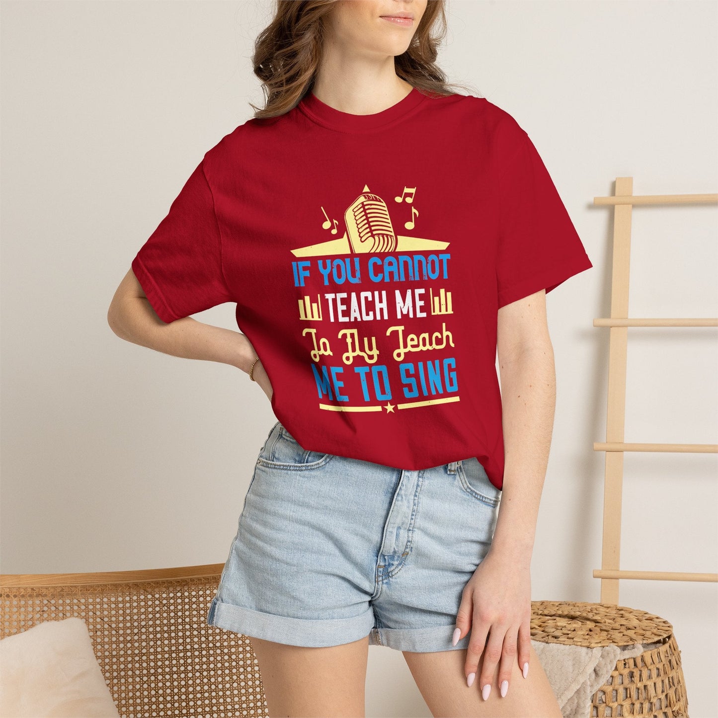 Music Graphic Design Unisex Cotton T-shirt m18