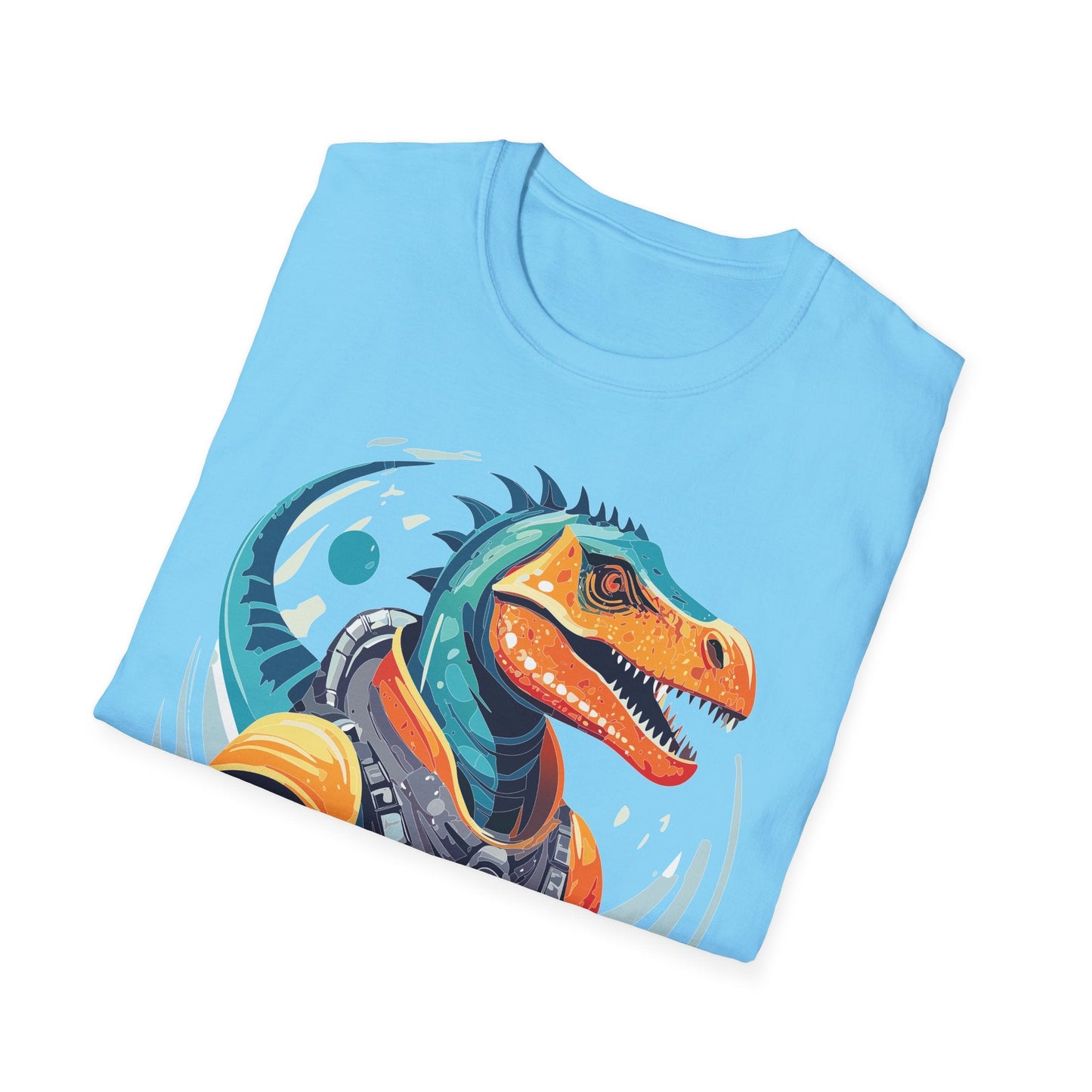 Alien Graphic Unisex Cotton Softstyle UFO Artwork Tee 10