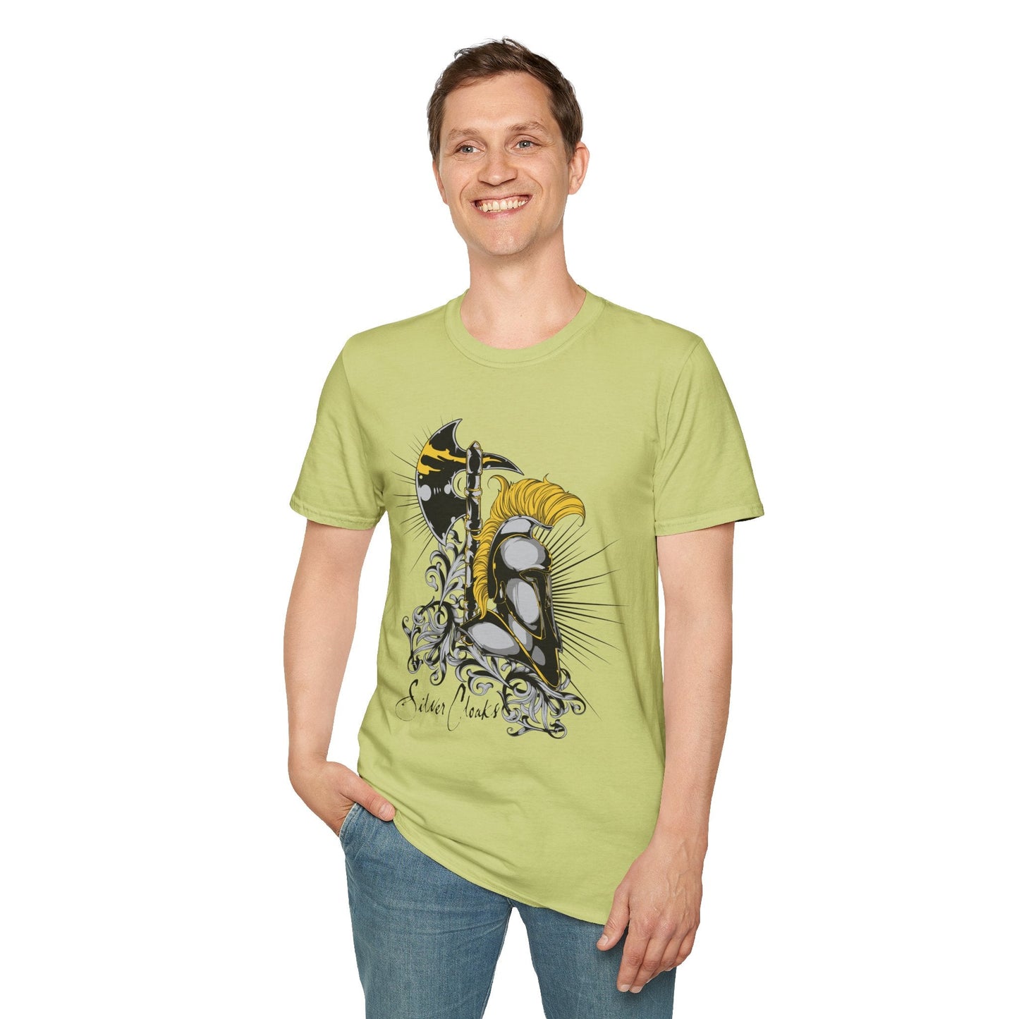 Unisex Art Graphic Shirt 100 Percent Ring Spun Cotton Softstyle Tee For Everyday Comfort And Style