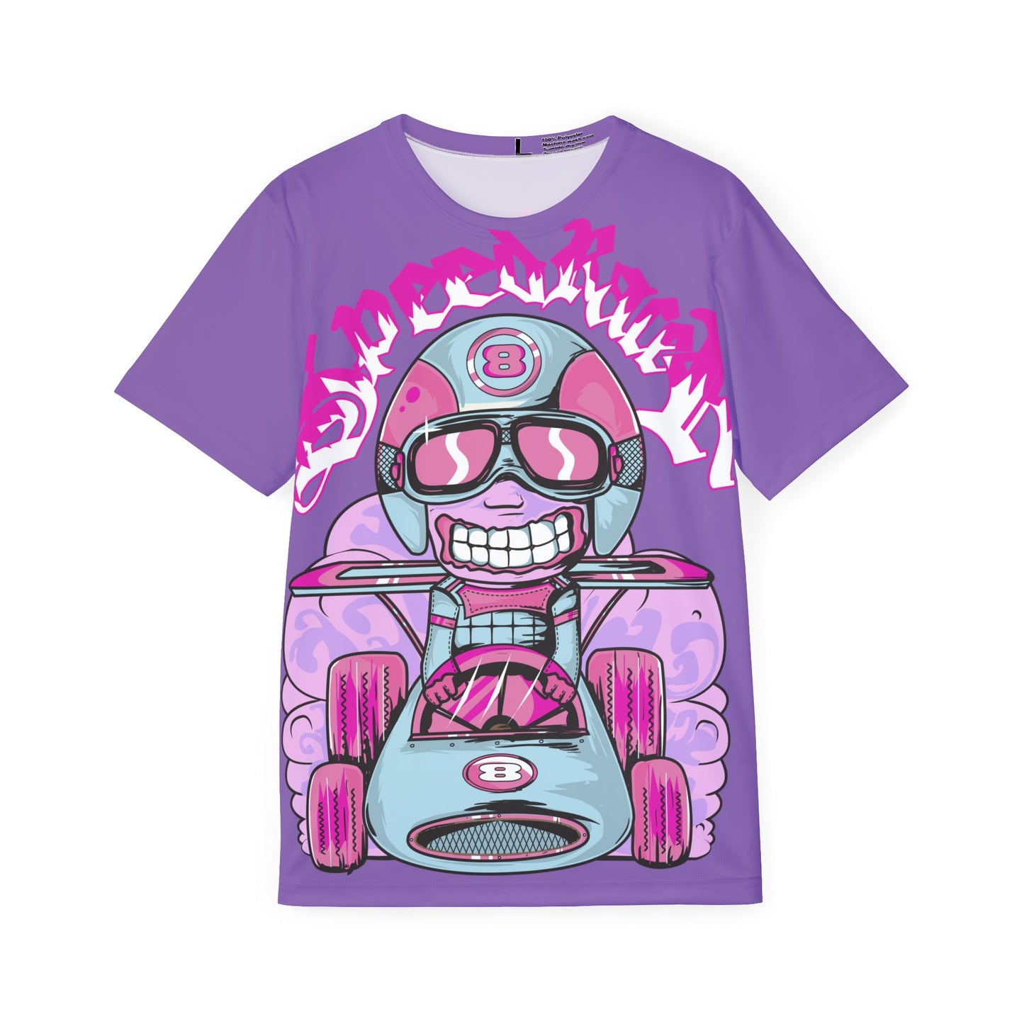 Be19 Fun Graphic T-Shirt, Art Design Poly Shirt, All Over Print Graphic Tee, Funny Print T-Shirt, Funny Cartoon Tee