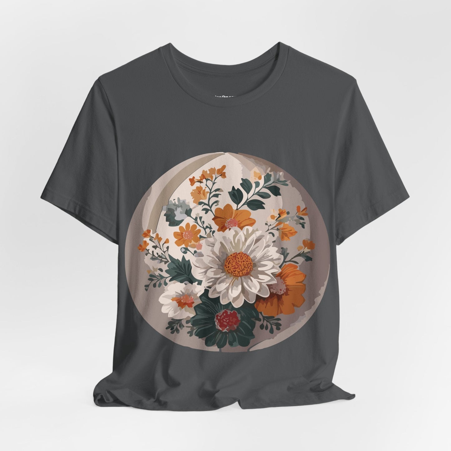 Retro2Nova Floral Shirt Unisex Jersey Short Sleeve Tee From Flowers Collection Free Shipping