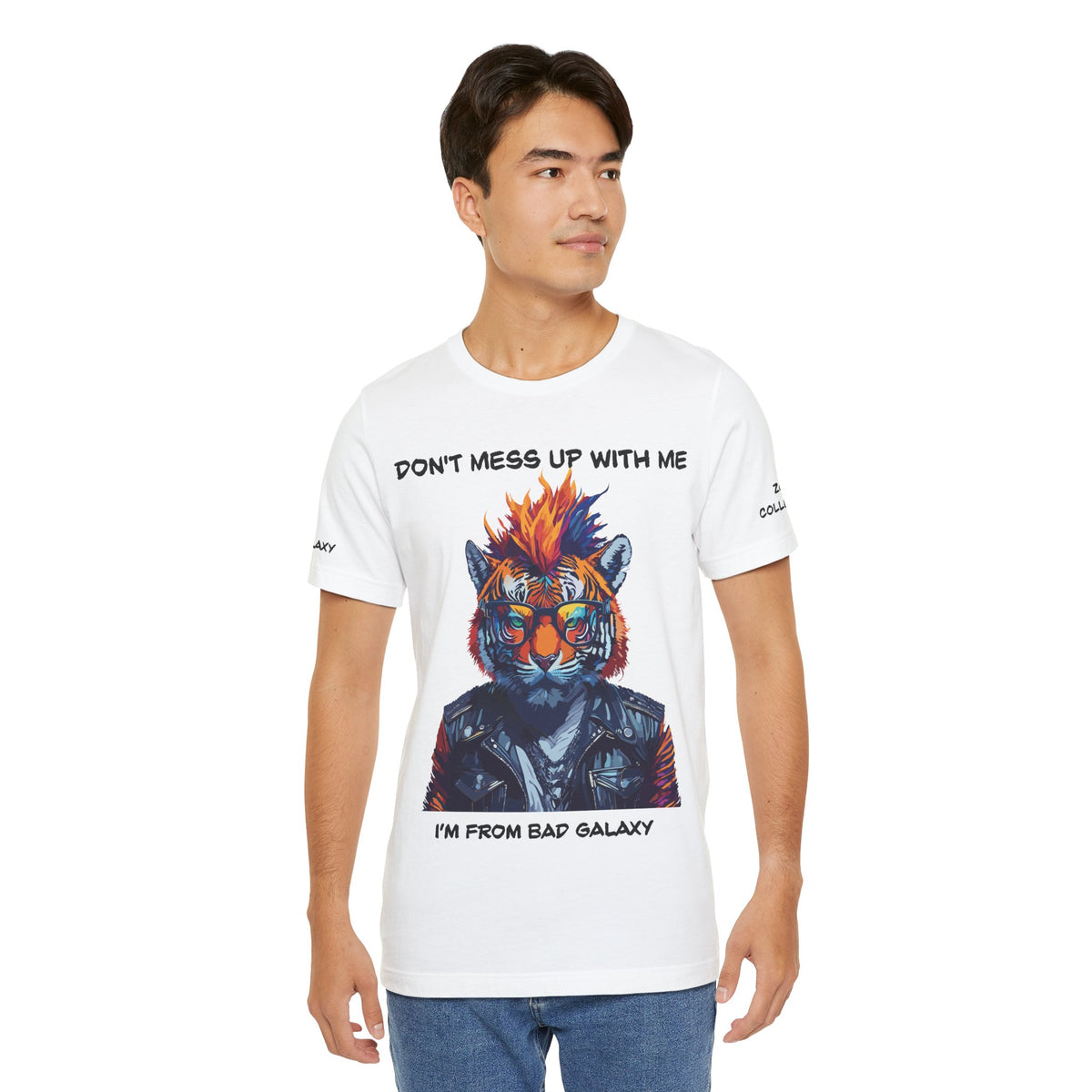Animal Graphic Unisex Cotton Bella+Canvas Tee with Art Design b2