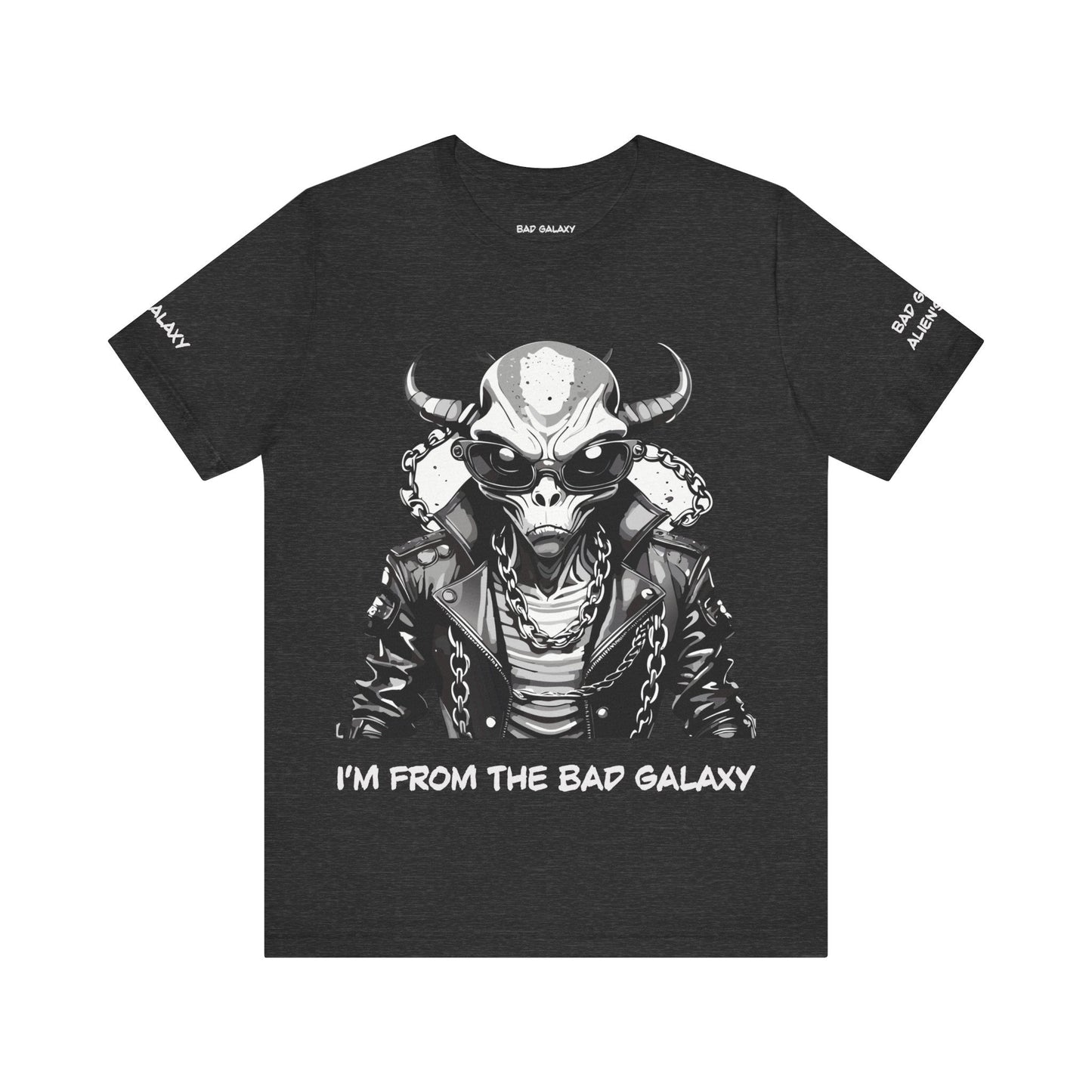 Alien Tee Shirt From Bad Galaxy 100 Cotton Made To Order With Eco Friendly Inks Free Shipping