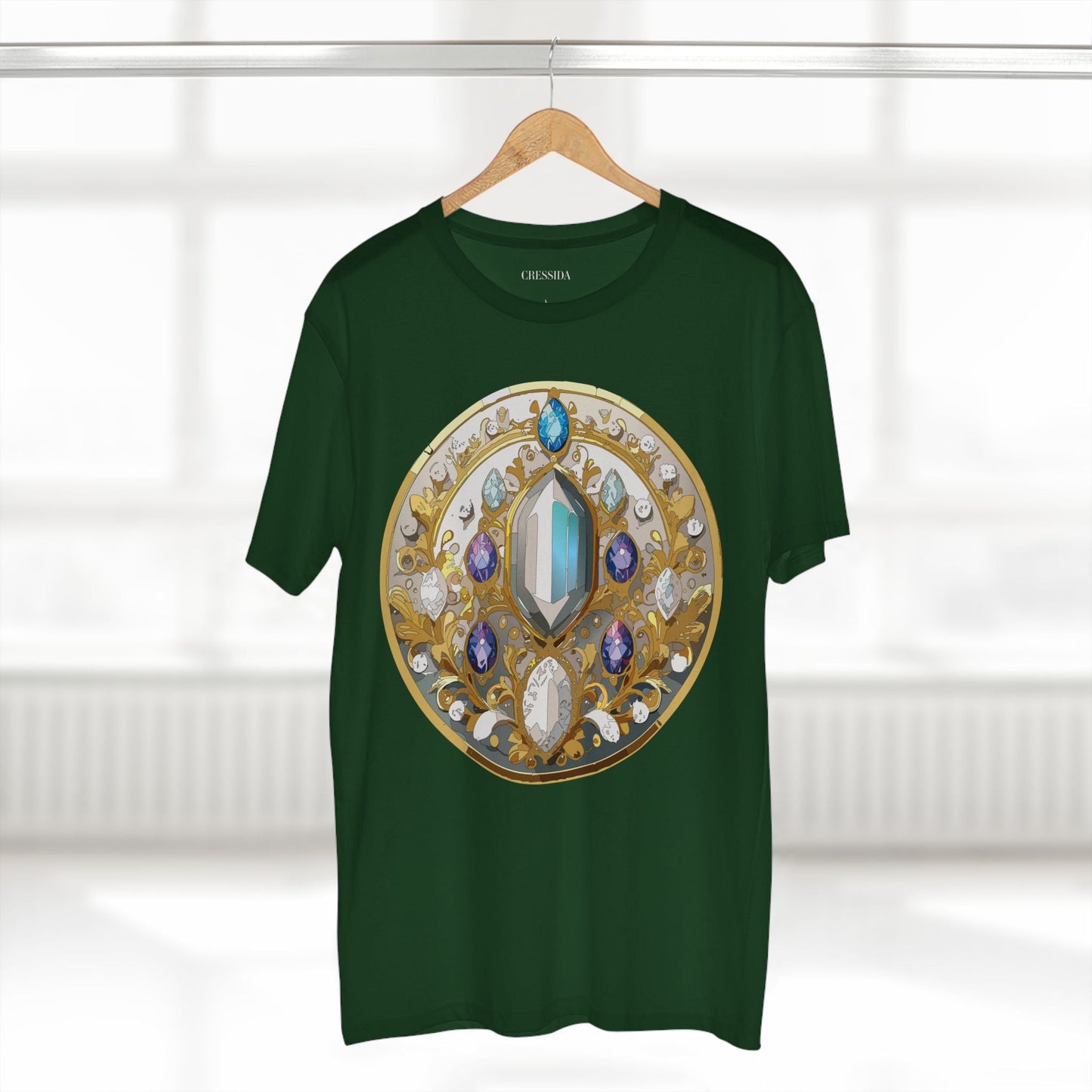 Medallion Graphic T-Shirt Unisex 100 Cotton With Gold Art Design Medal Tee 15
