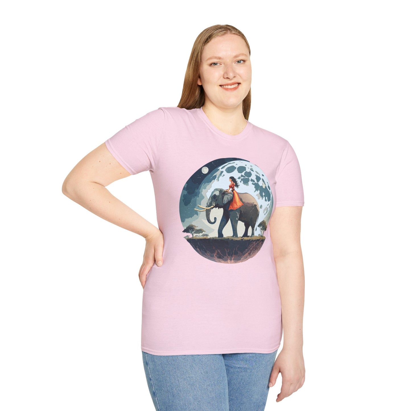 Womens Graphic T Shirt Art Design Tee SoftStyle Gildan 64000 100 Percent Ring Spun Cotton Comfort