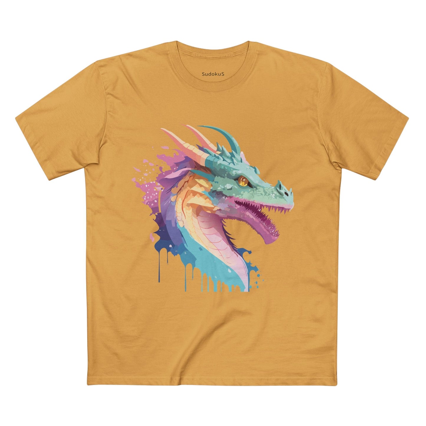 Dragon Graphic Unisex 100 Cotton Staple Tee 5