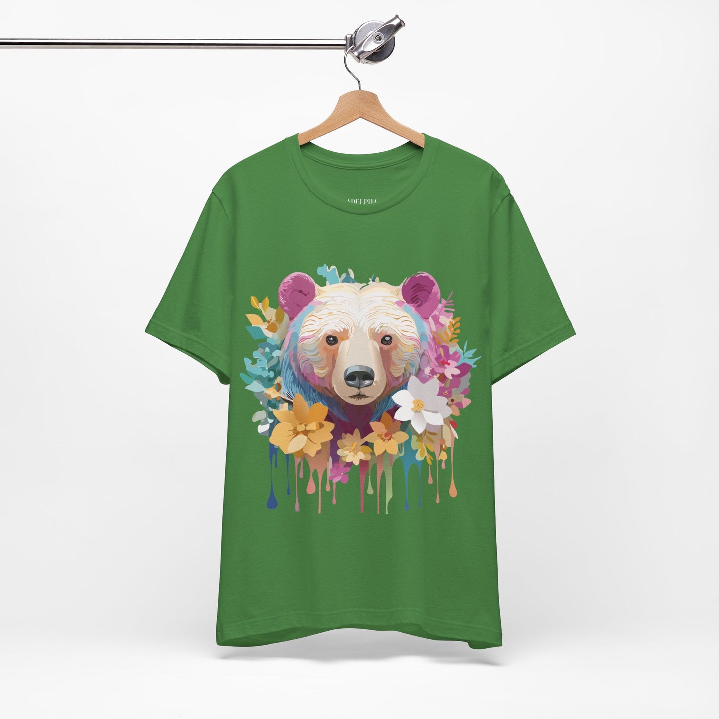 Bear Graphic Tee Unisex Vintage Inspired Artwork Adelpha Premium Collection