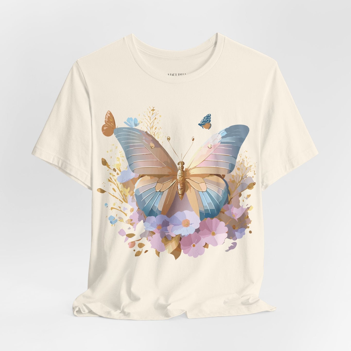 Butterfly Graphic Tee By Adelpha Vintage Inspired Unisex Short Sleeve