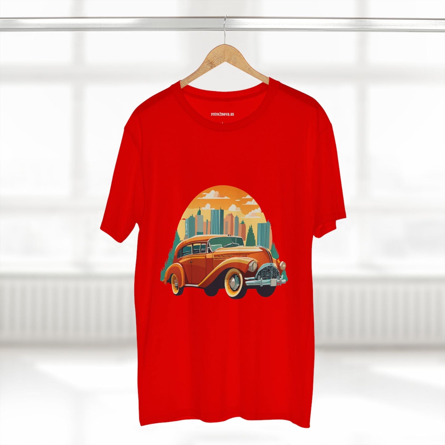 Retro Car Shirts Vintage Car Tee By Retro2Nova Unisex Premium Cotton Original Art Design Collection