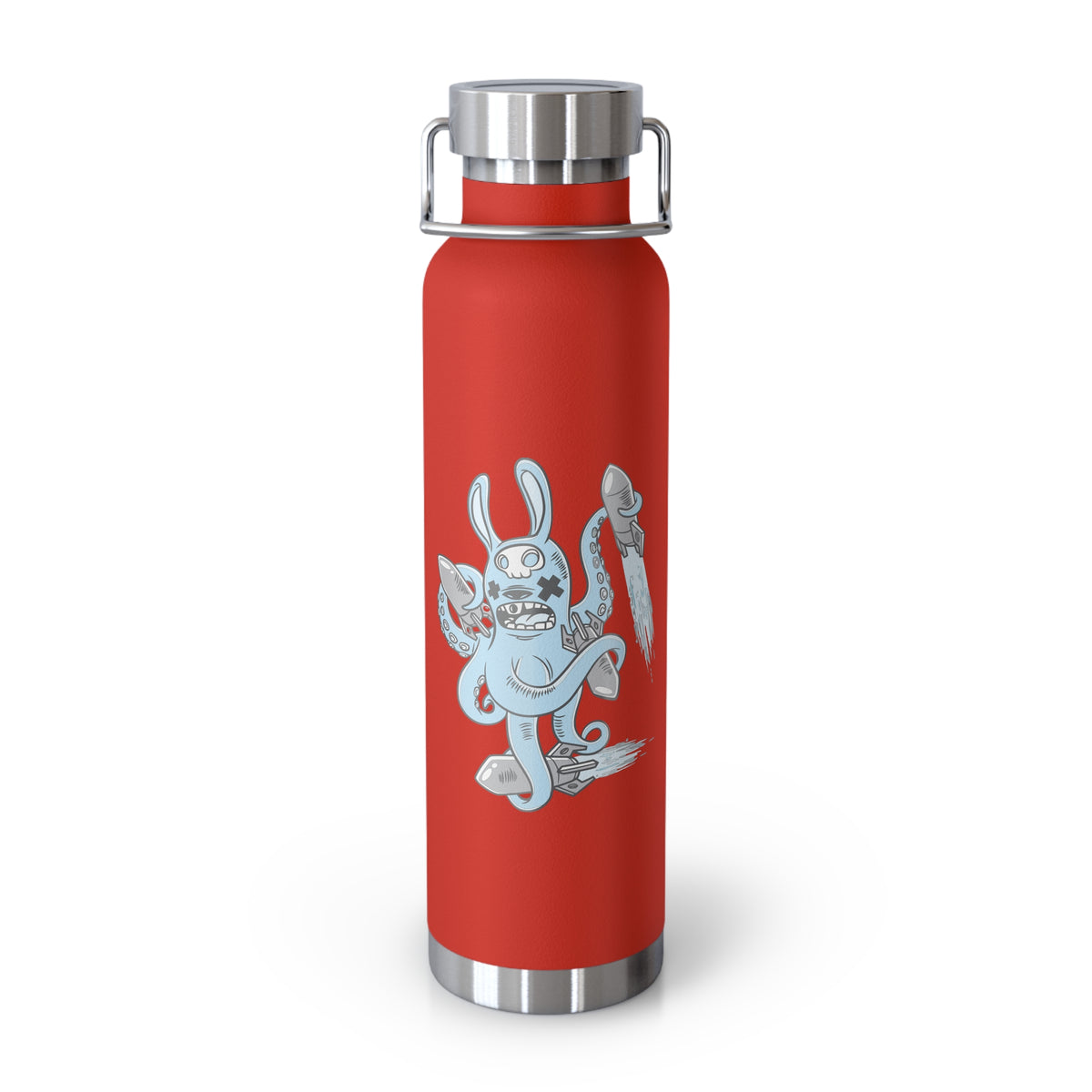 22oz Copper Insulated Water Bottle with Cartoon Design - CV74