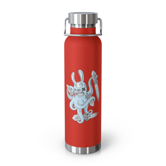 22oz Copper Insulated Water Bottle with Cartoon Design - CV74