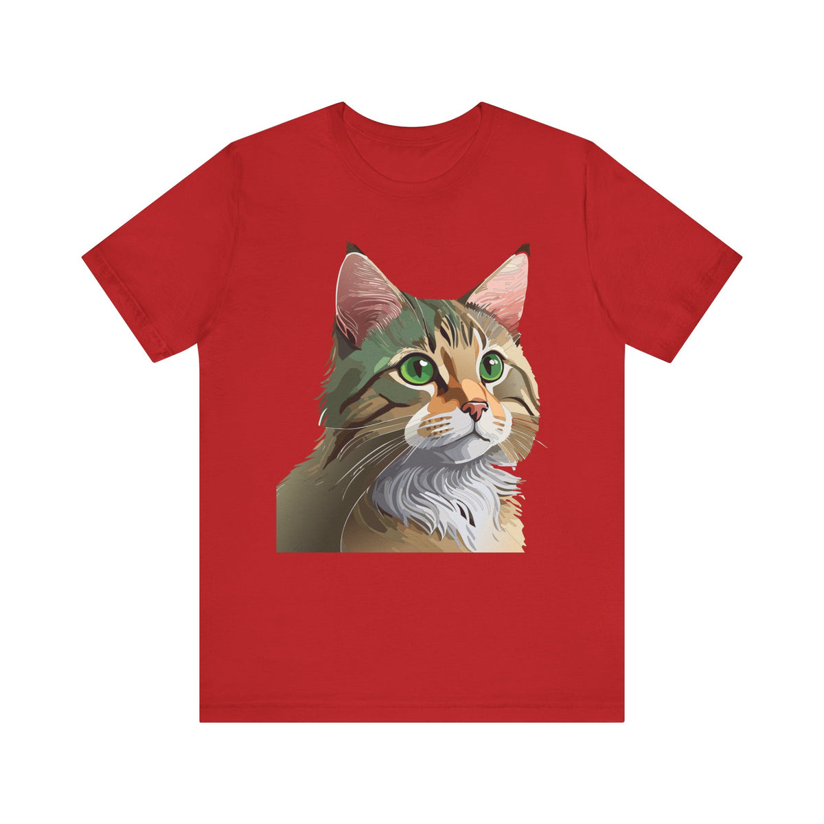 Wild Animals  Graphic Unisex Cotton Bella+Canvas Tee with Art Animal Design ab48