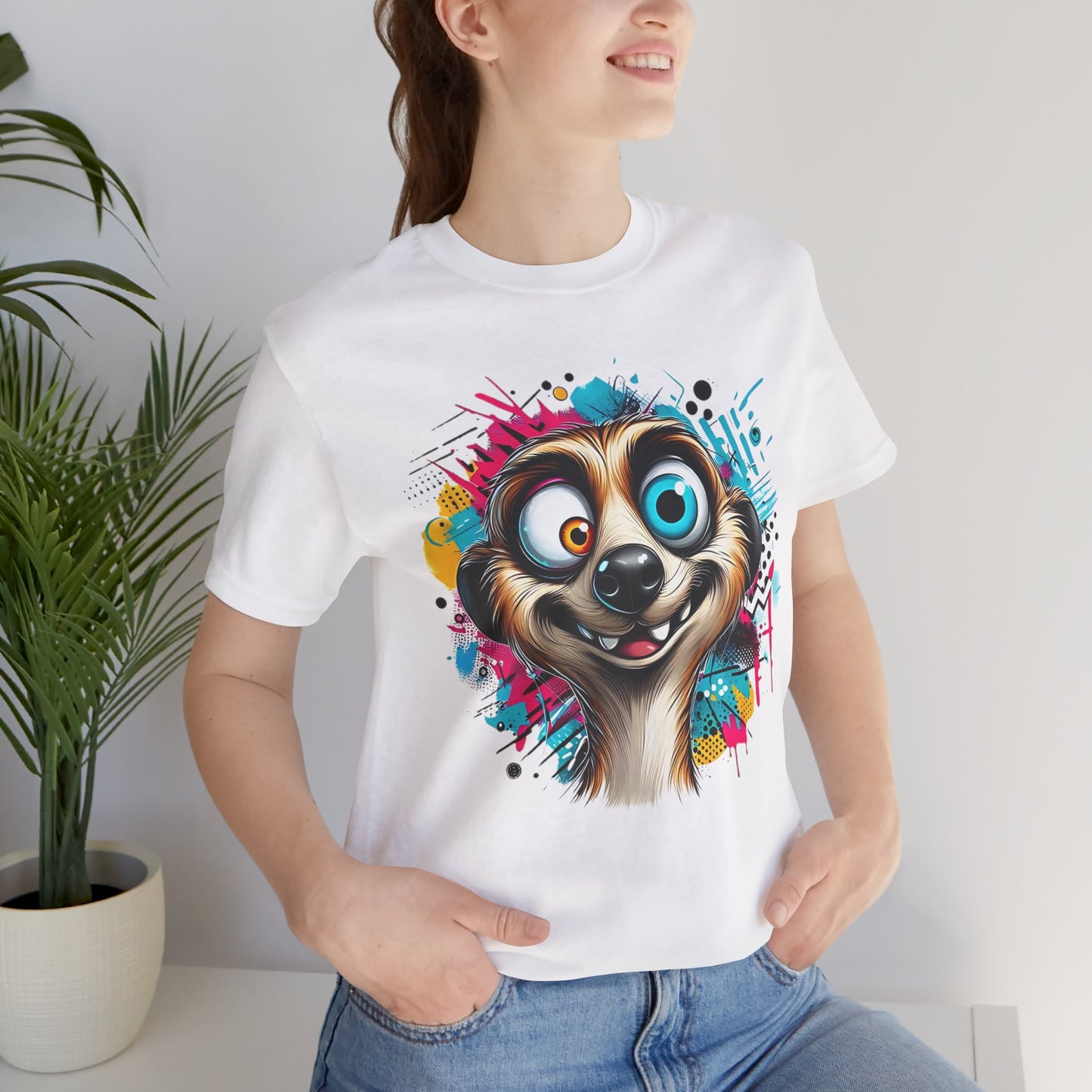 Squirrel Shirt, Funny Squirrel Tee Shirt, Funny Animal T-Shirt, Cartoon Top, Animal Tees, Art Design T-Shirt, Graphic Tee