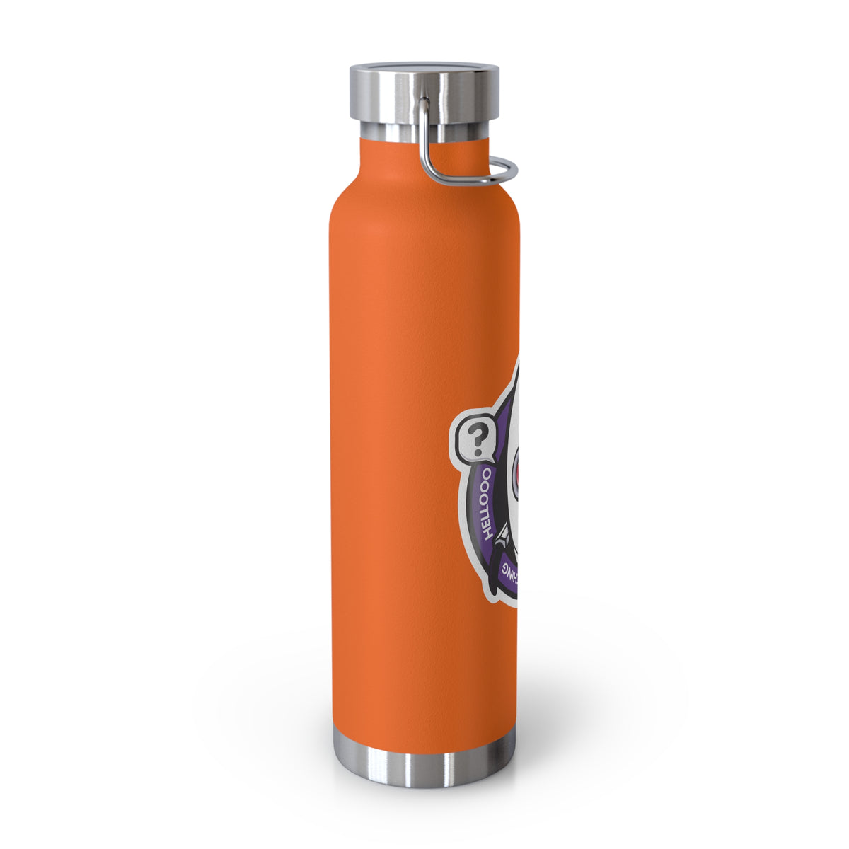 22oz Copper Insulated Water Bottle with Cartoon Design - CV62