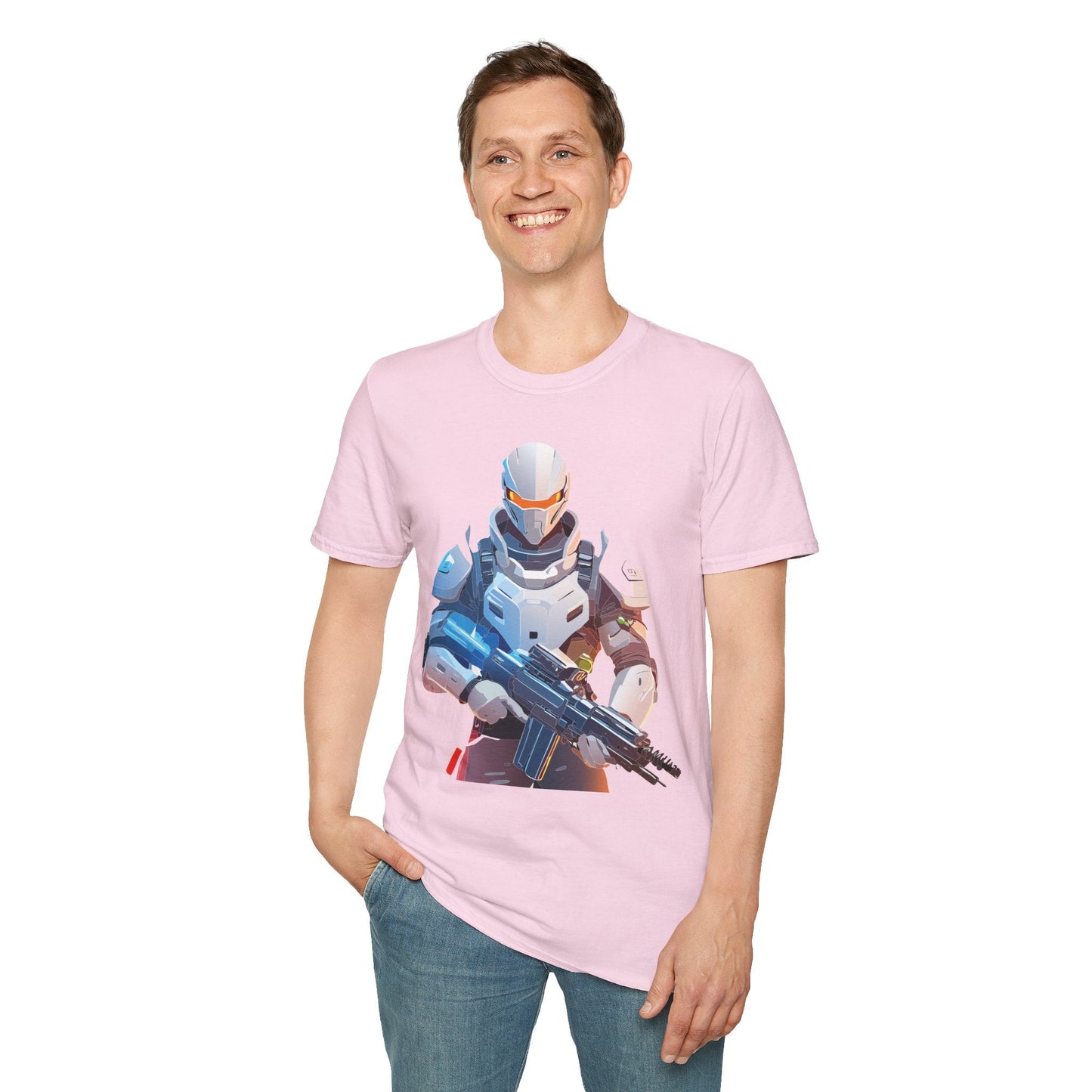 Robocop T Shirt Unisex Softstyle Ring Spun Cotton Tee With Robocop Art Design Premium Comfort