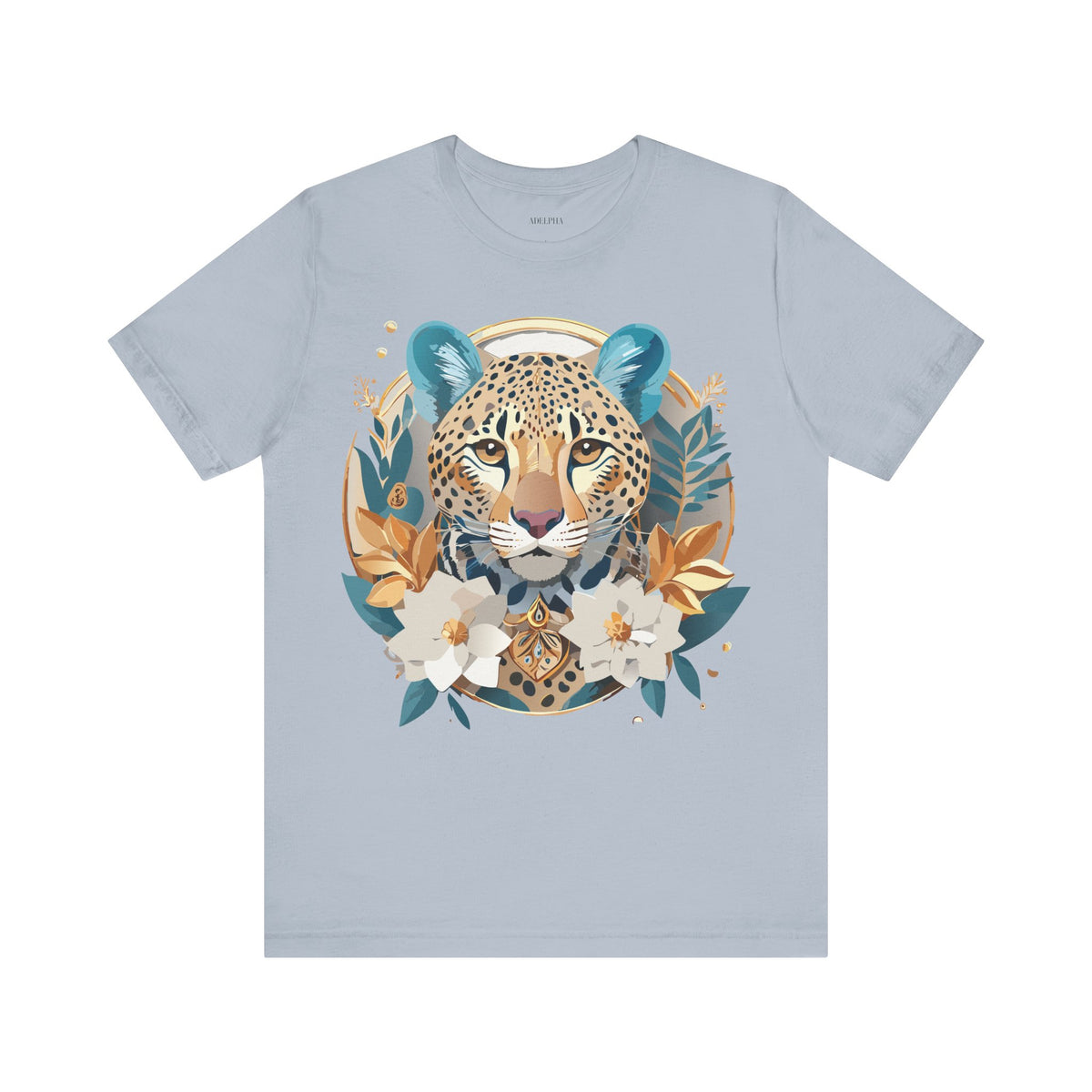 Medallion Graphic Unisex Cotton Bella+Canvas Tee with Art Design d41