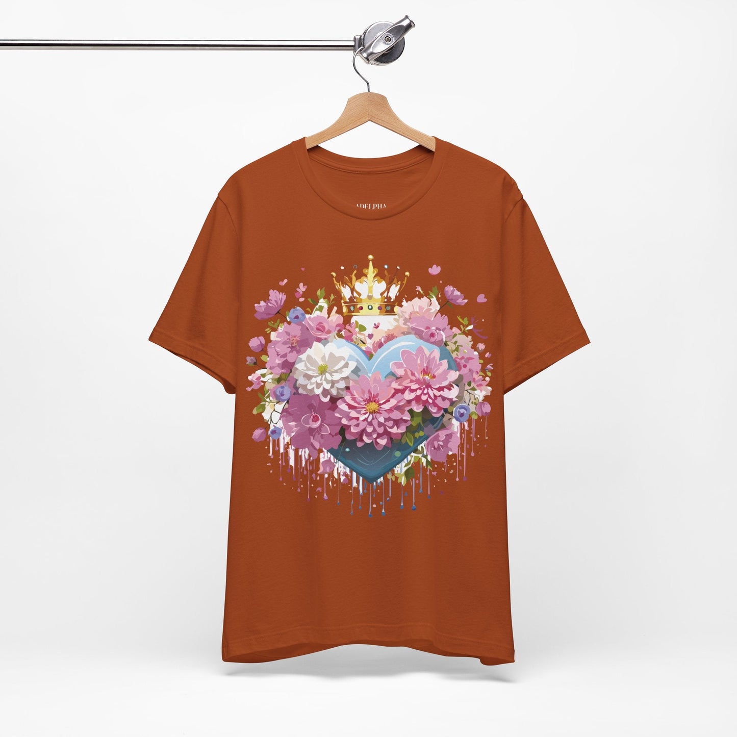 Valentine Graphic T Shirt Unisex Adelpha Vintage Inspired Artwork Tee Premium Short Sleeve