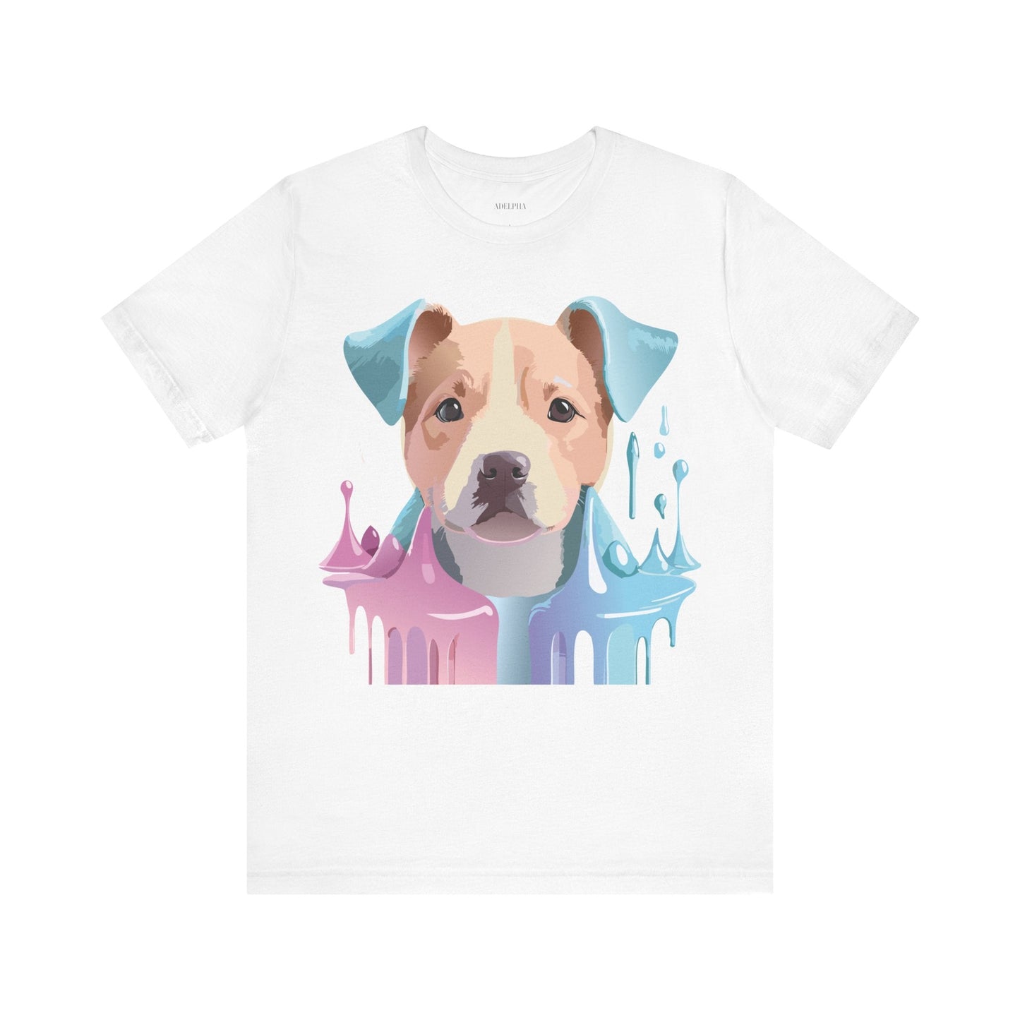 Dog Graphic T Shirt Unisex Jersey Short Sleeve Adelpha Vintage Art Tee Premium Comfort
