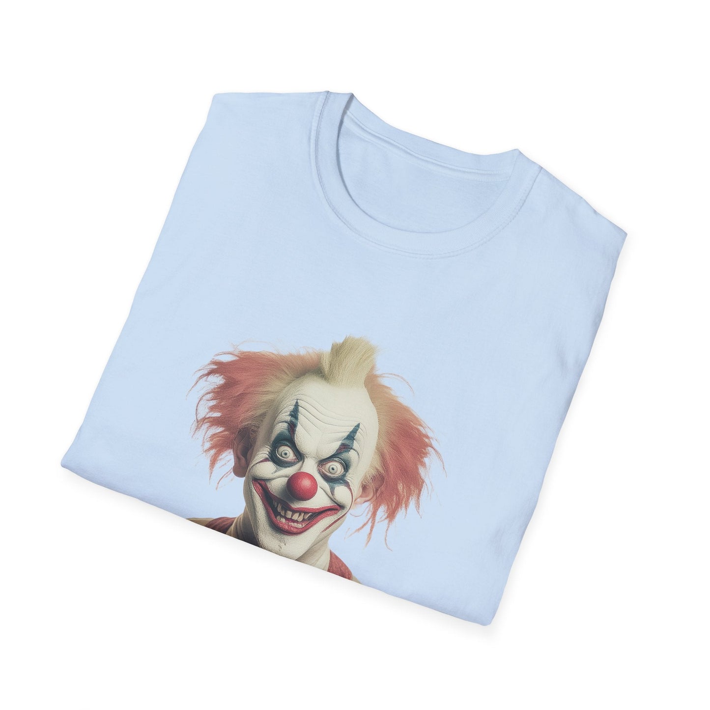 Clown Shirt Circus Tee Gildan Softstyle 64000 One Hundred Percent Ring Spun Cotton Lightweight