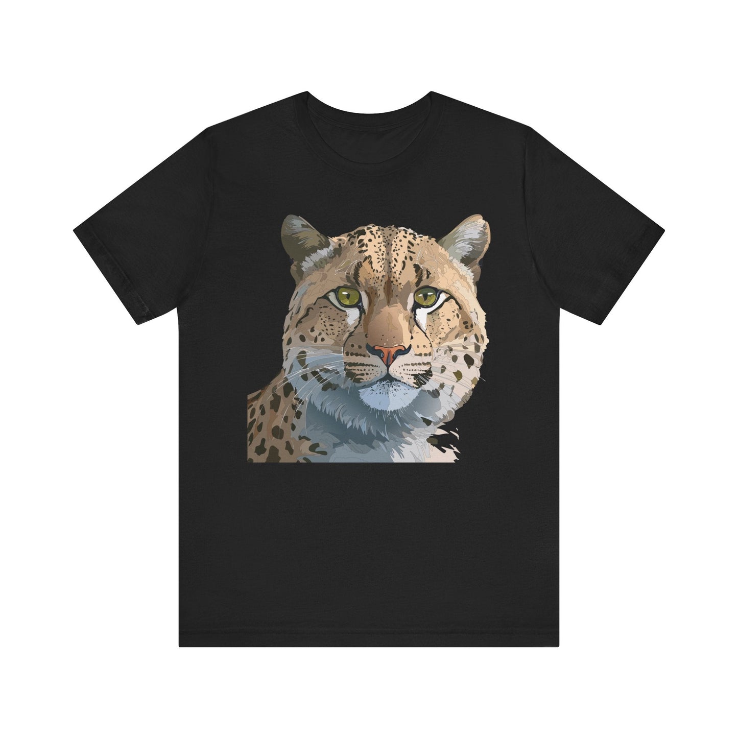 Unisex Animal Shirt With Animals Art Design Tee Short Sleeve Wildlife Print Tee Shirt