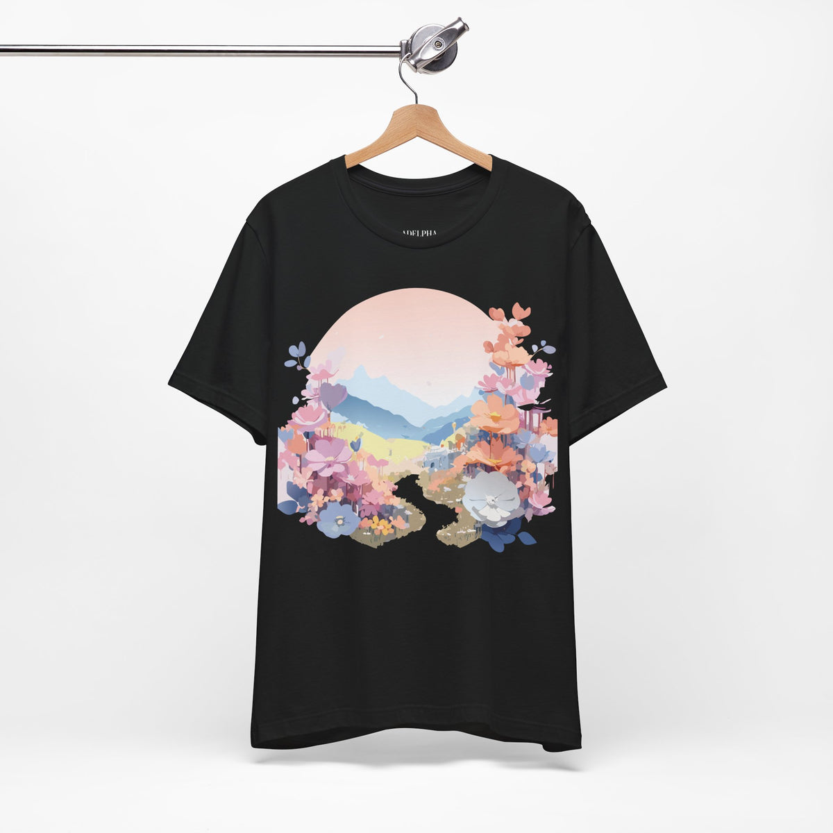 Floral Graphic Tee Shirt - Bella+Canvas Unisex 100 Cotton 43