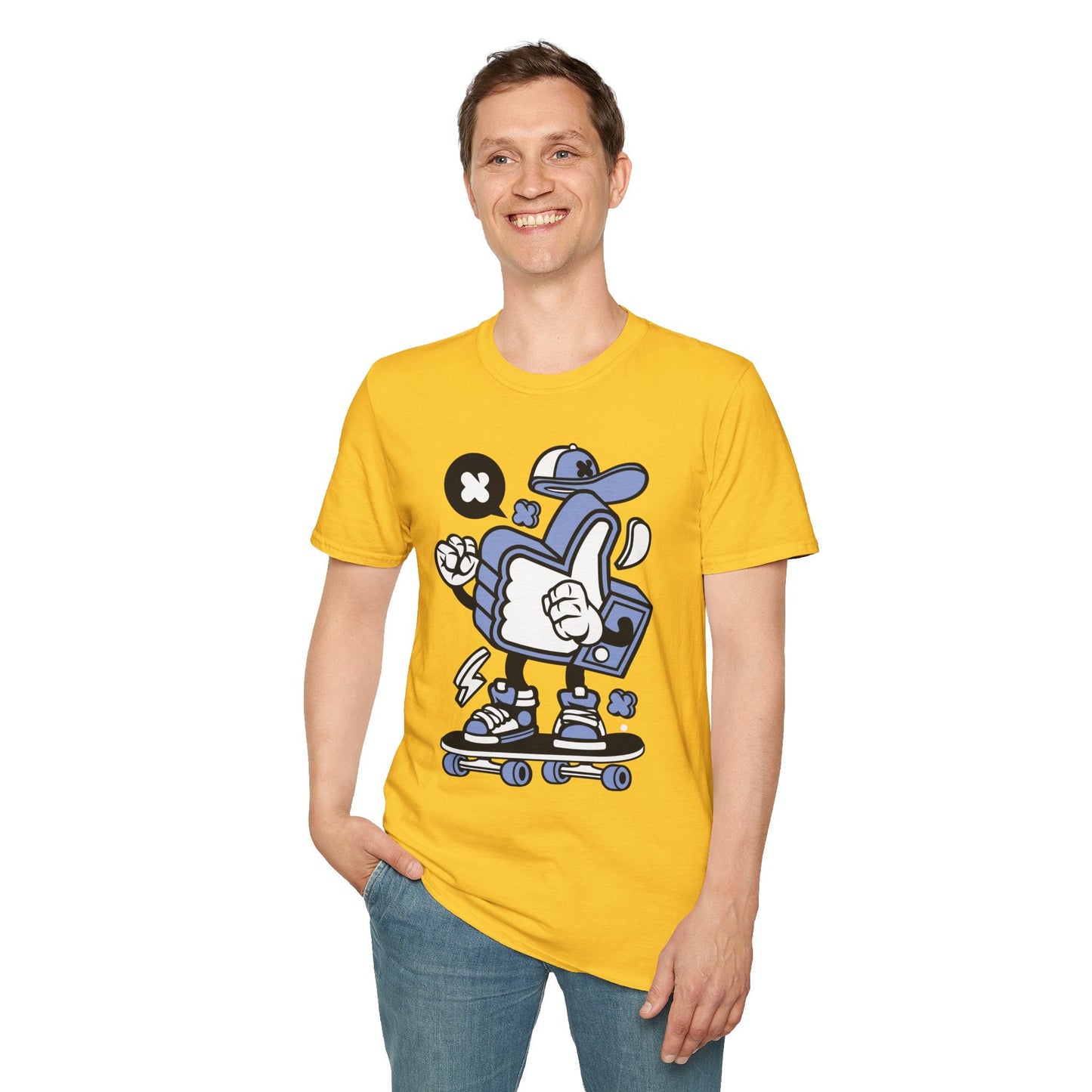 Cartoon T Shirt Animation Tee Funny Graphic Tee For Unisex Gildan Softstyle 64000 Cotton