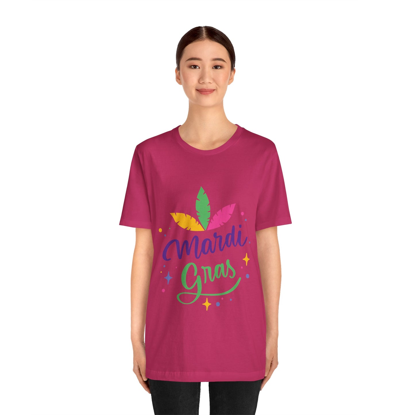 Unisex Cotton Tee Shirt for Mardi Gras