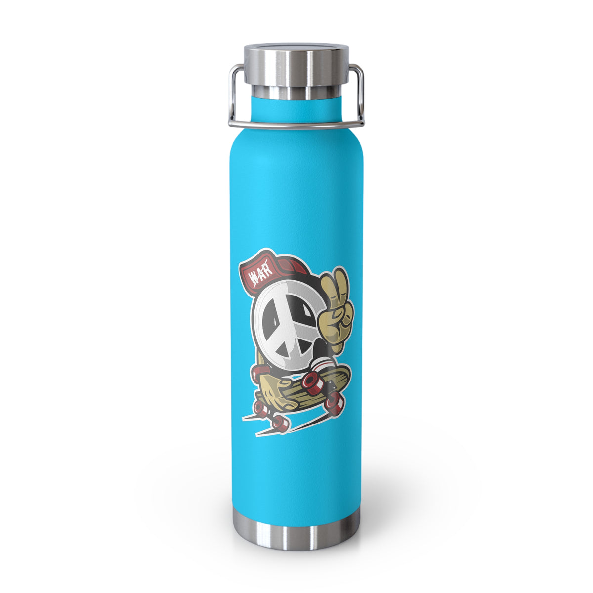22oz Copper Insulated Water Bottle with Cartoon Design - CV102