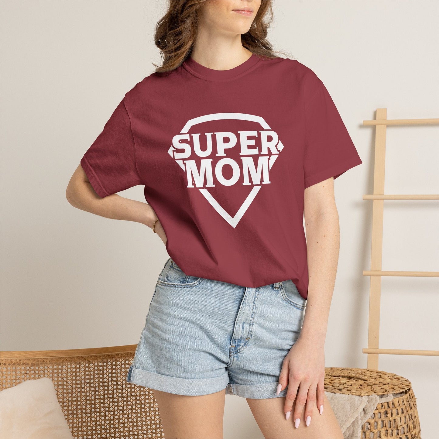 Mom T-shirt Mother's Day Mama Tee Unisex Comfort Colors Garment-Dyed Cotton h3